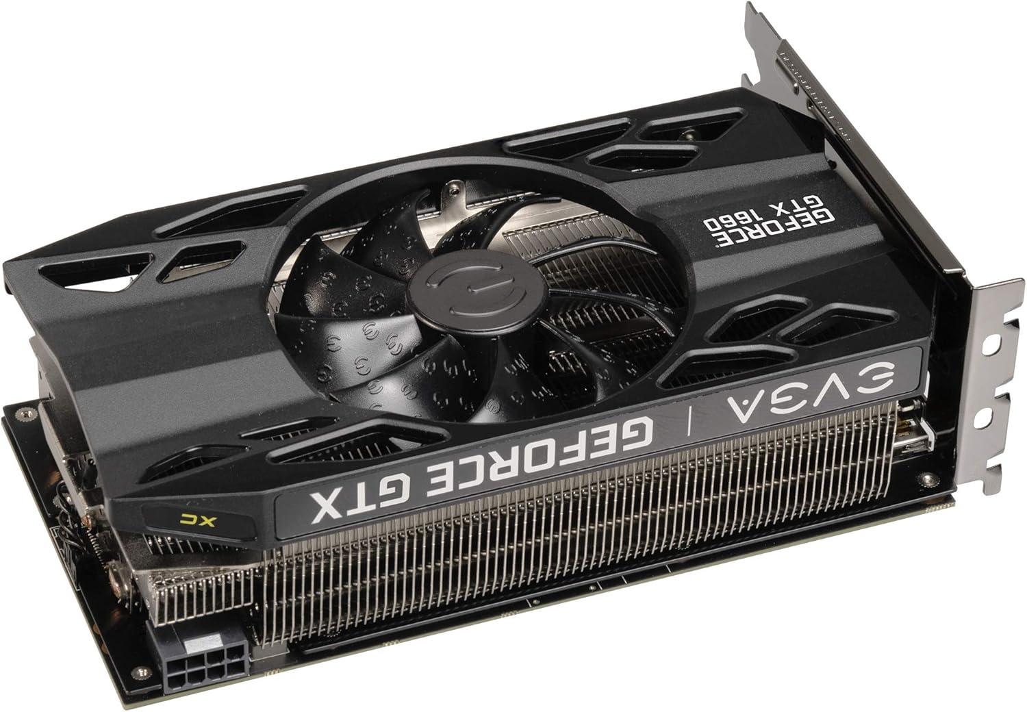EVGA XC Gaming GeForce GTX 1660 Overclocked Single-Fan 6GB GDDR5 PCIe Graphics Card