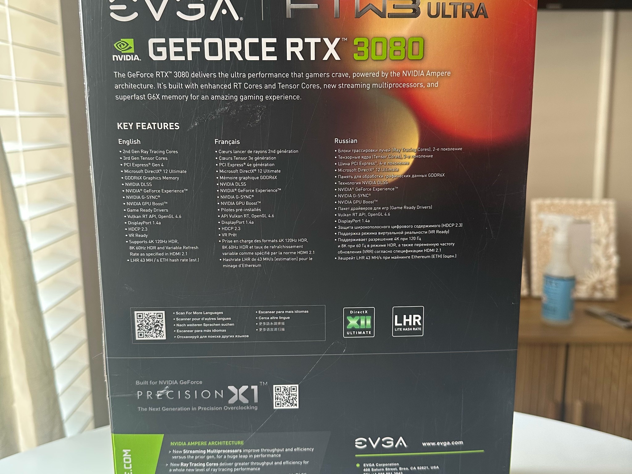 EVGA XC3 ULTRA GAMING GeForce RTX 3080 10GB