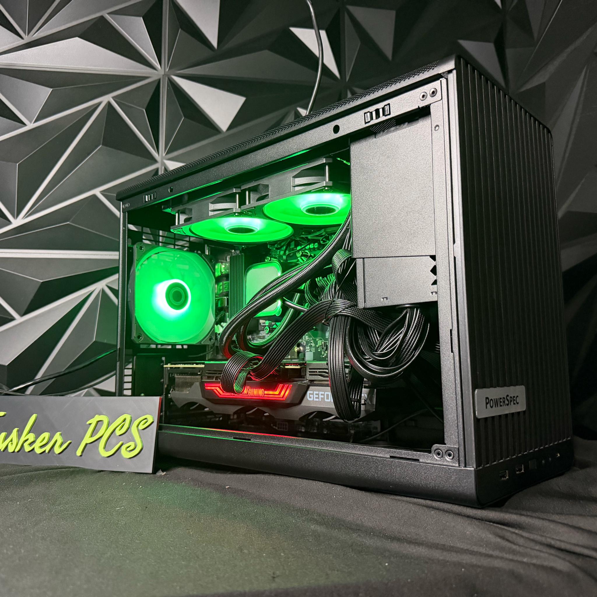 🌑⚡ ZERO DARK 7580 ⚡🌑 Ryzen 5 7500X3D| RTX 3080| 16 GB DDR5| 1.25 TB Nvme| 750W PSU