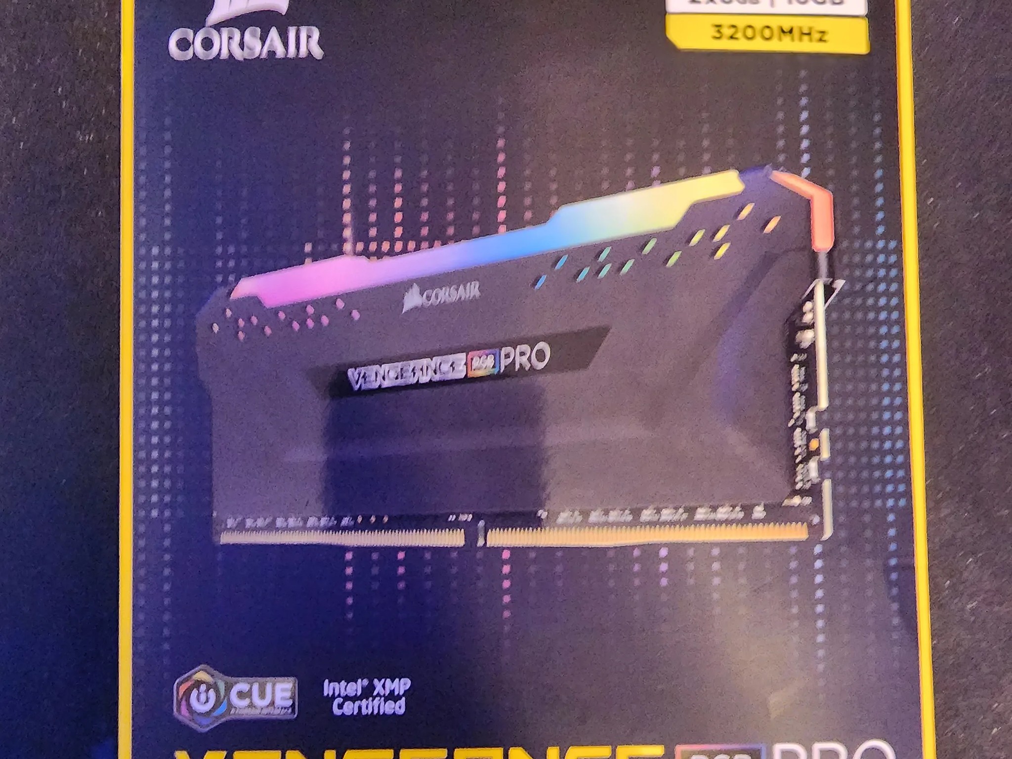 CORSAIR Vengeance RGB Pro 16GB (2x8GB) DDR4 3200 CL16