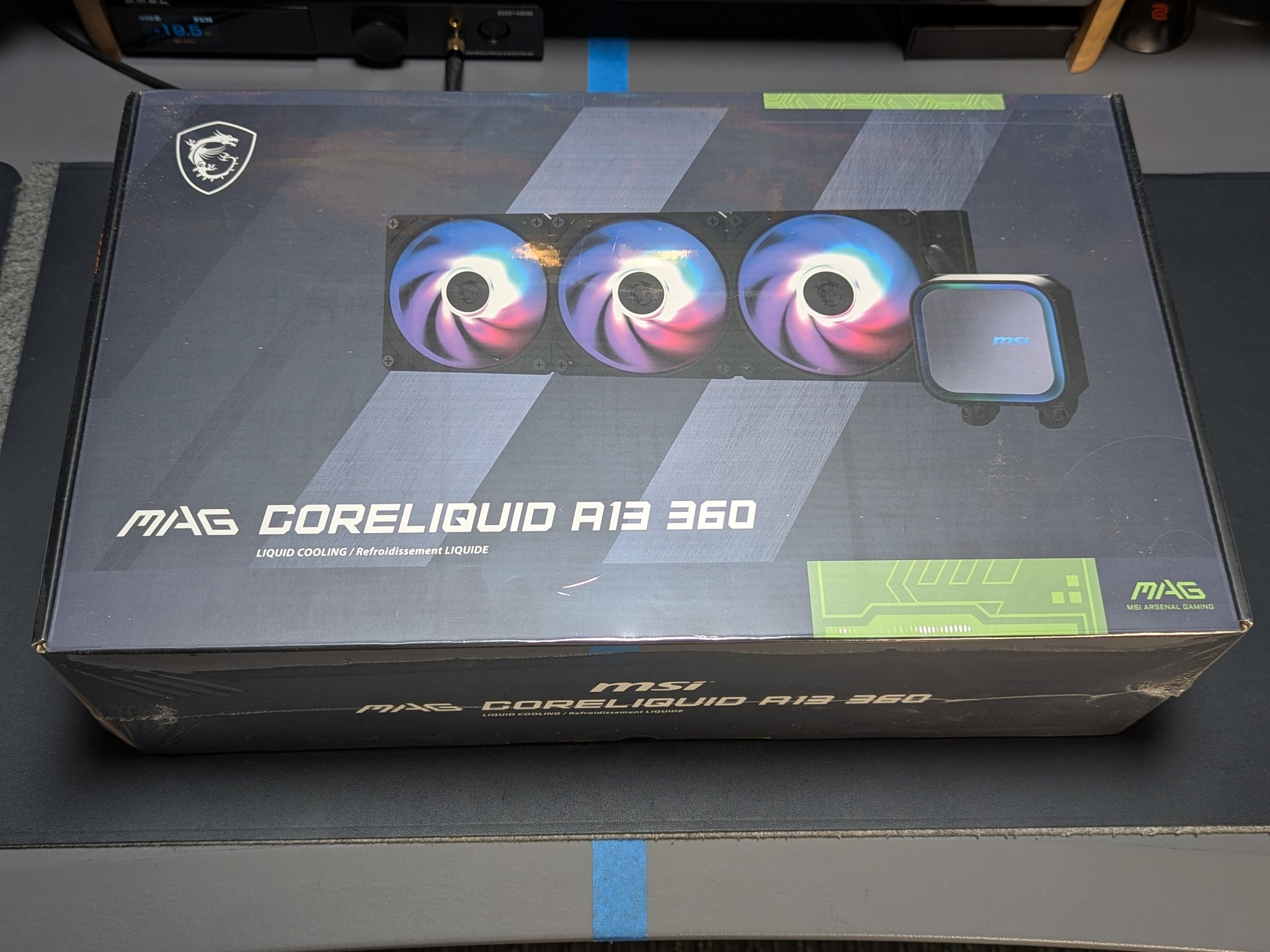 MSI MAG Coreliquid A13 360 Black AIO ARGB Liquid Cooling w/ 360mm Radiator - LGA 1700/1851/AM5/AM4