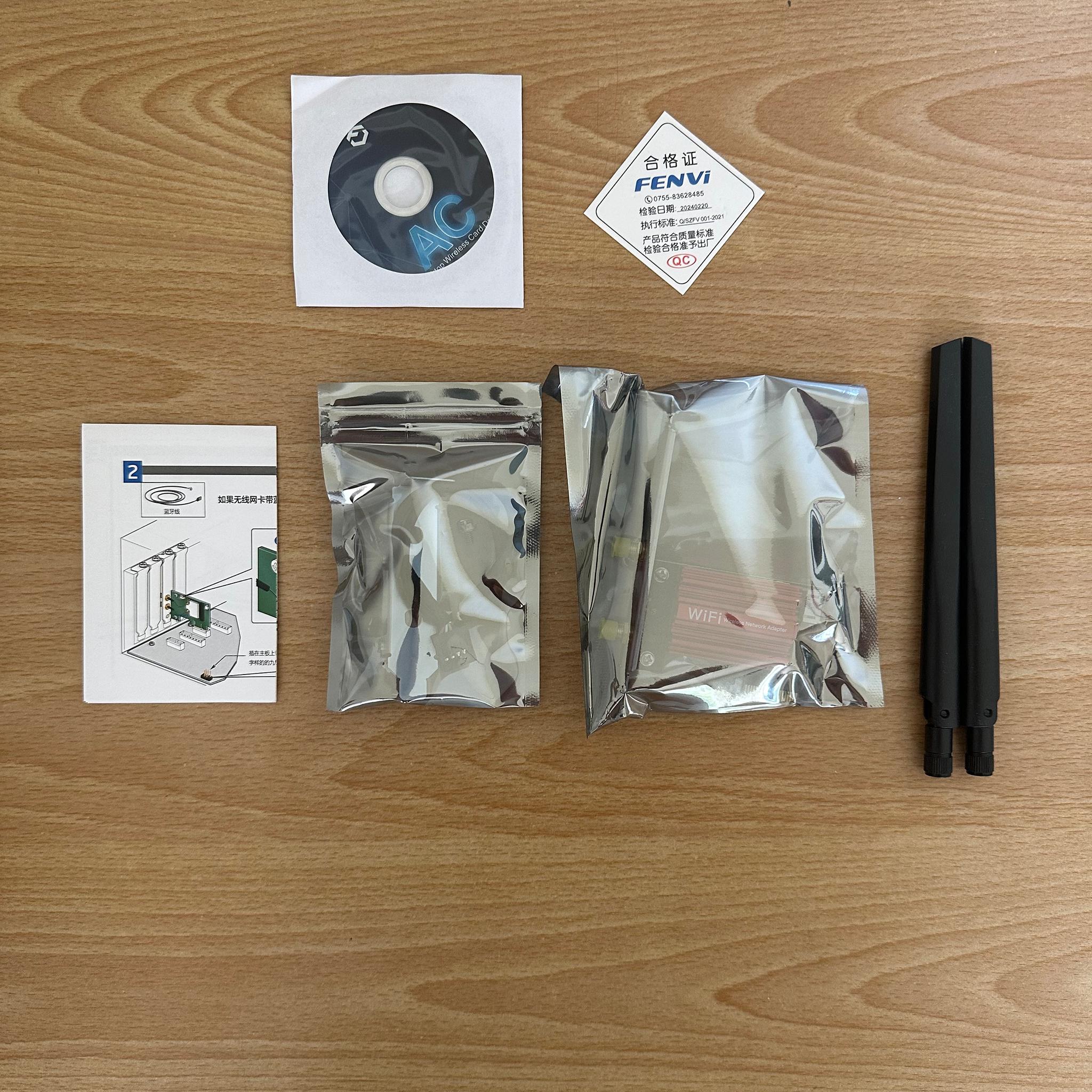 Fenvi AC1200M PCIE Wireless Network Card WiFi 5 & Bluetooth 4.0