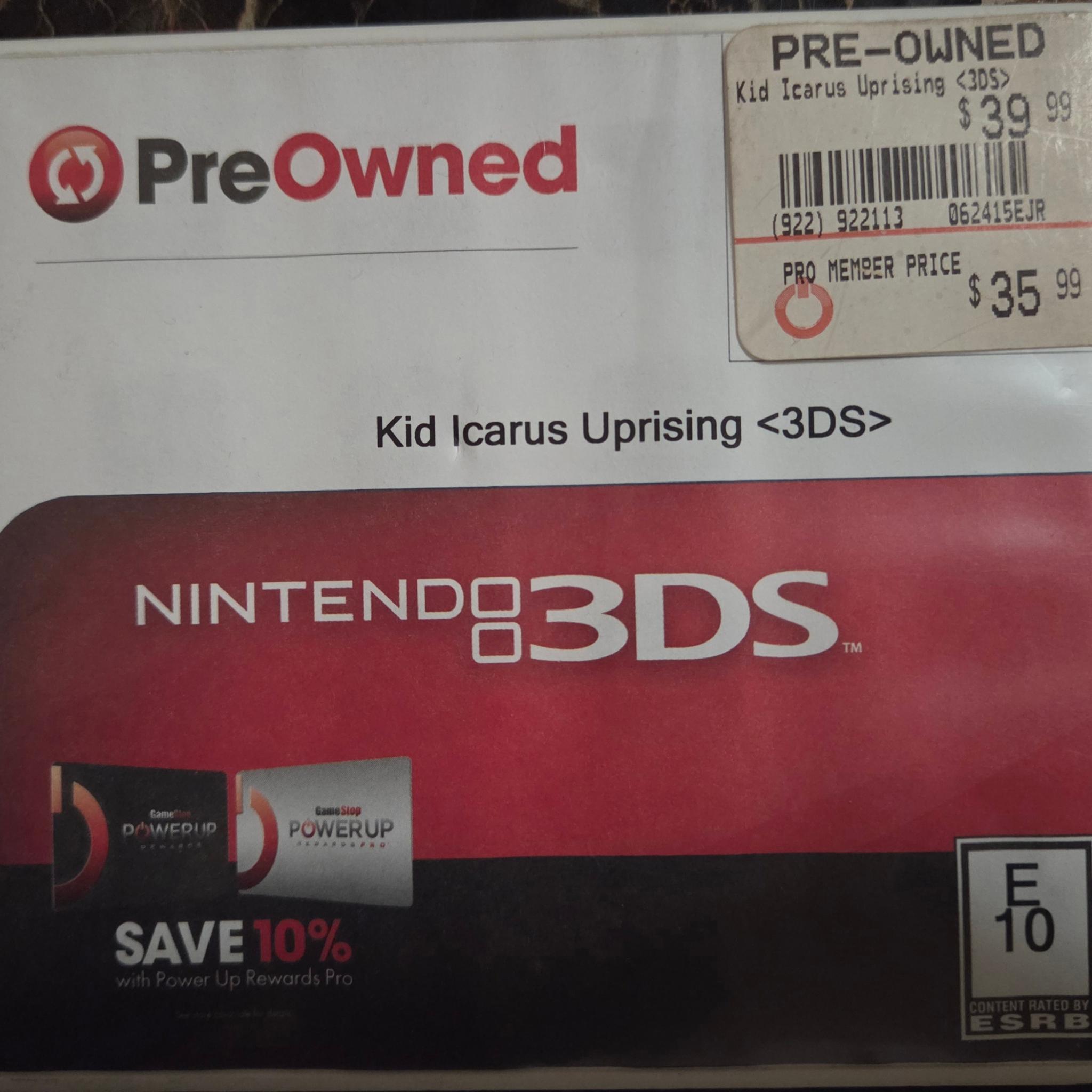 Nintendo 3DS Kid Icarus Uprising