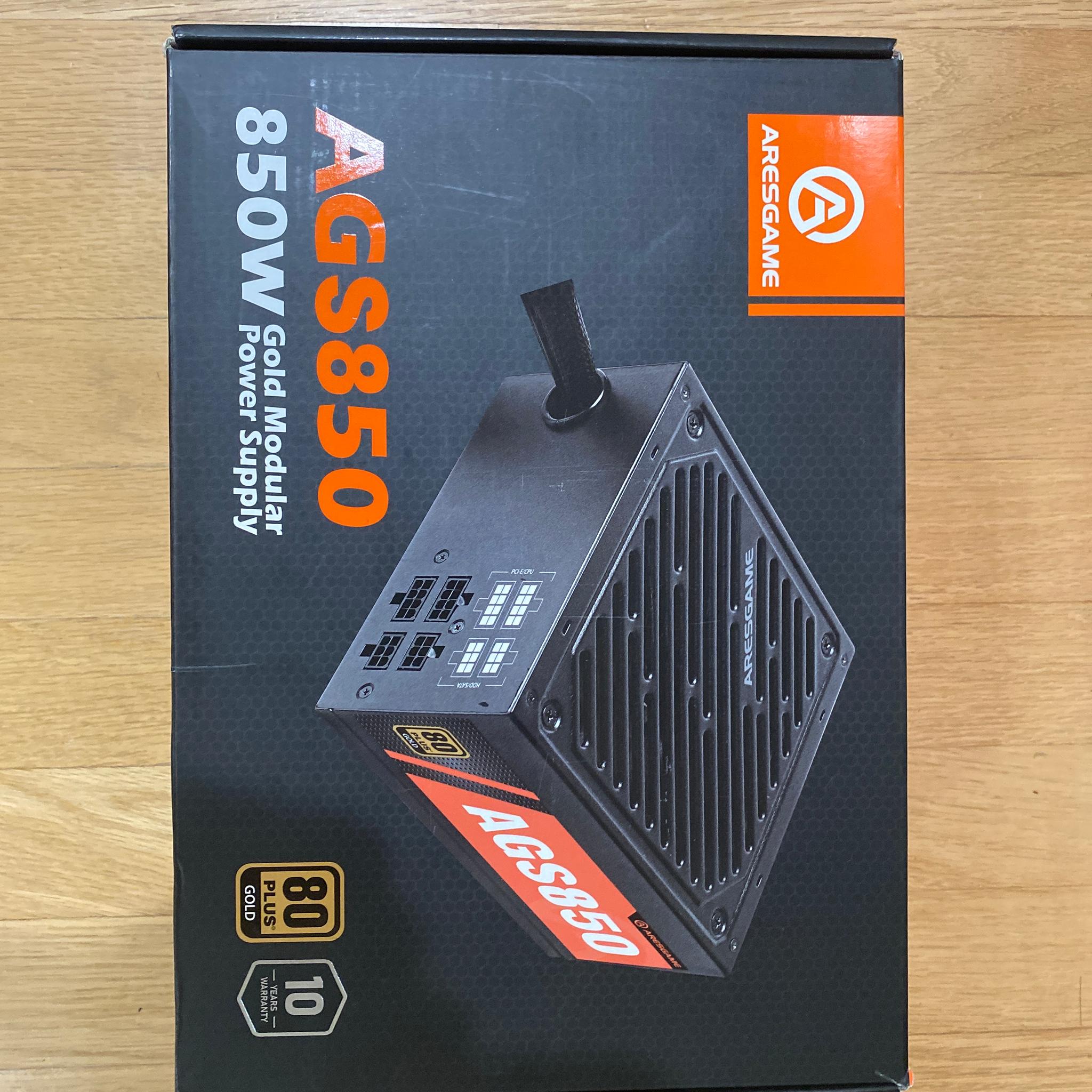 AresGame 850 watt Gold power supply