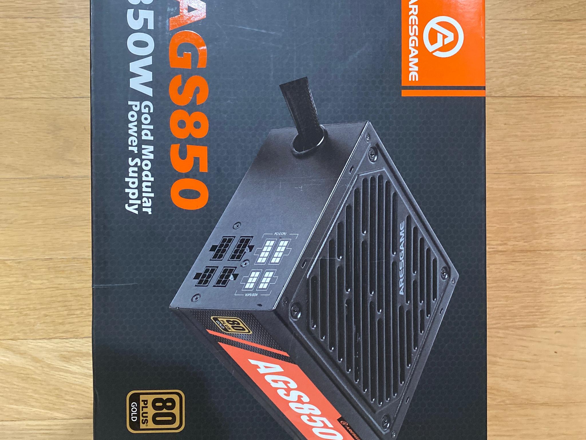 AresGame 850 watt Gold power supply