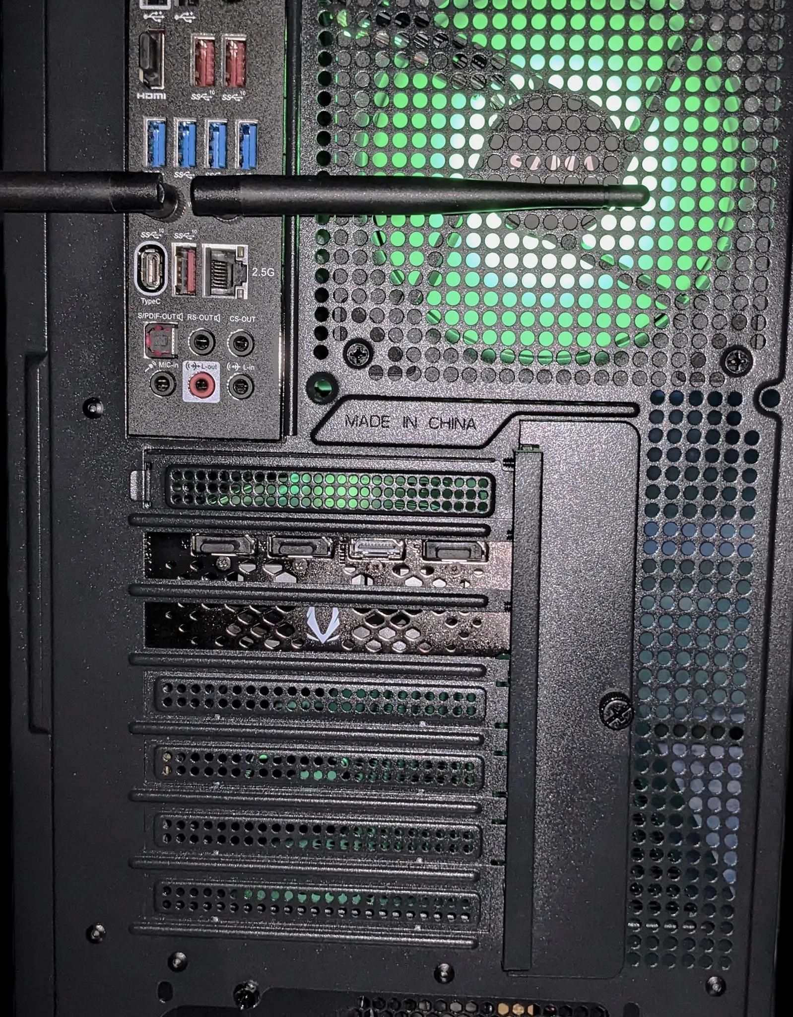 Dark:Light - RYZEN 5600x, RTX 4060 (1080p/1440p), 32gb, WIFI, BT, USBC, WIN11Pro, ARGB, SHIPS FREE