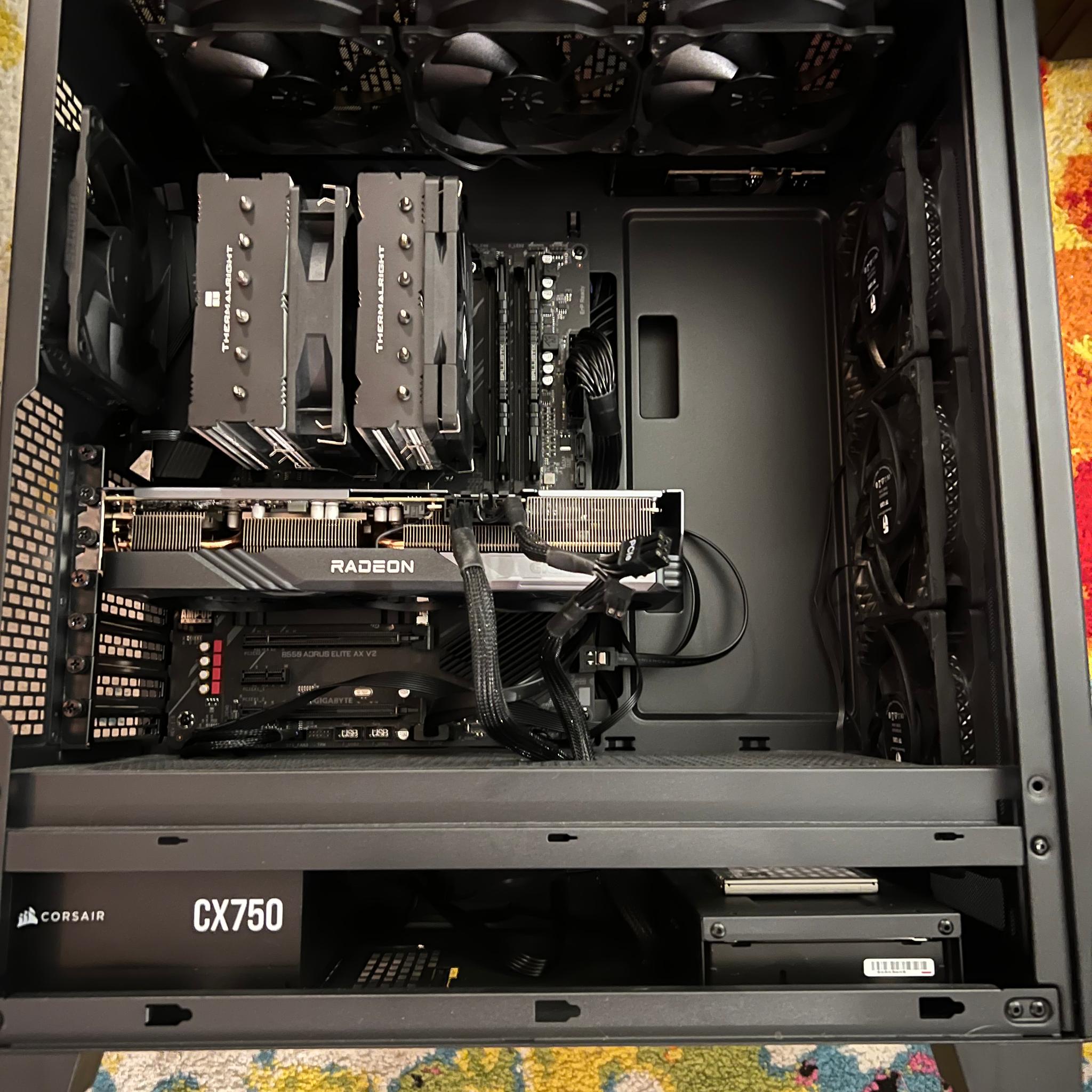5700X3D + 7600XT 16GB - 32GB 3200 - 1TB SSD + 6TB HDD - 1440P / 4K Gaming PC - WiFi + Bluetooth