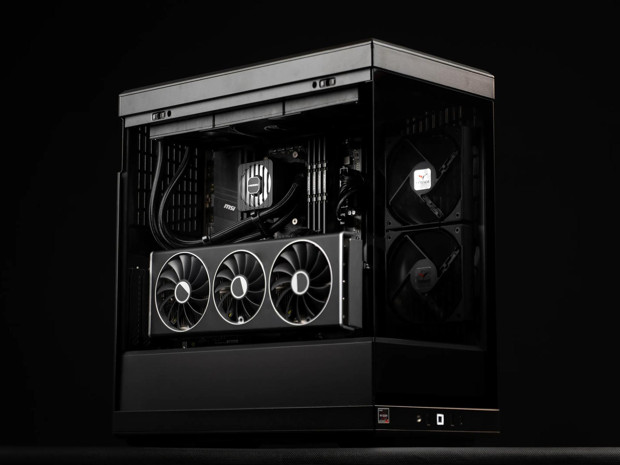 “DeuxDarc-F” RX 7800 XT Ryzen 7 32GB Windows 11 Pro 2TB Gaming PC Powerhouse