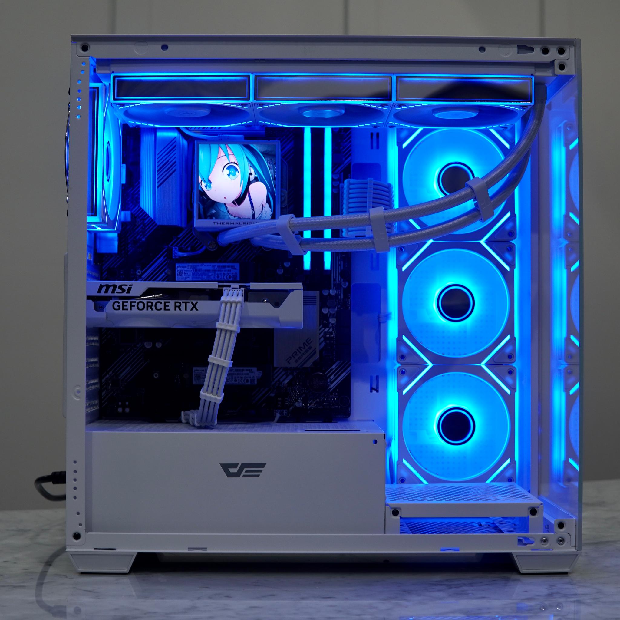 RTX 5060 8gb, Ryzen 5 5600X3D, White Gaming PC