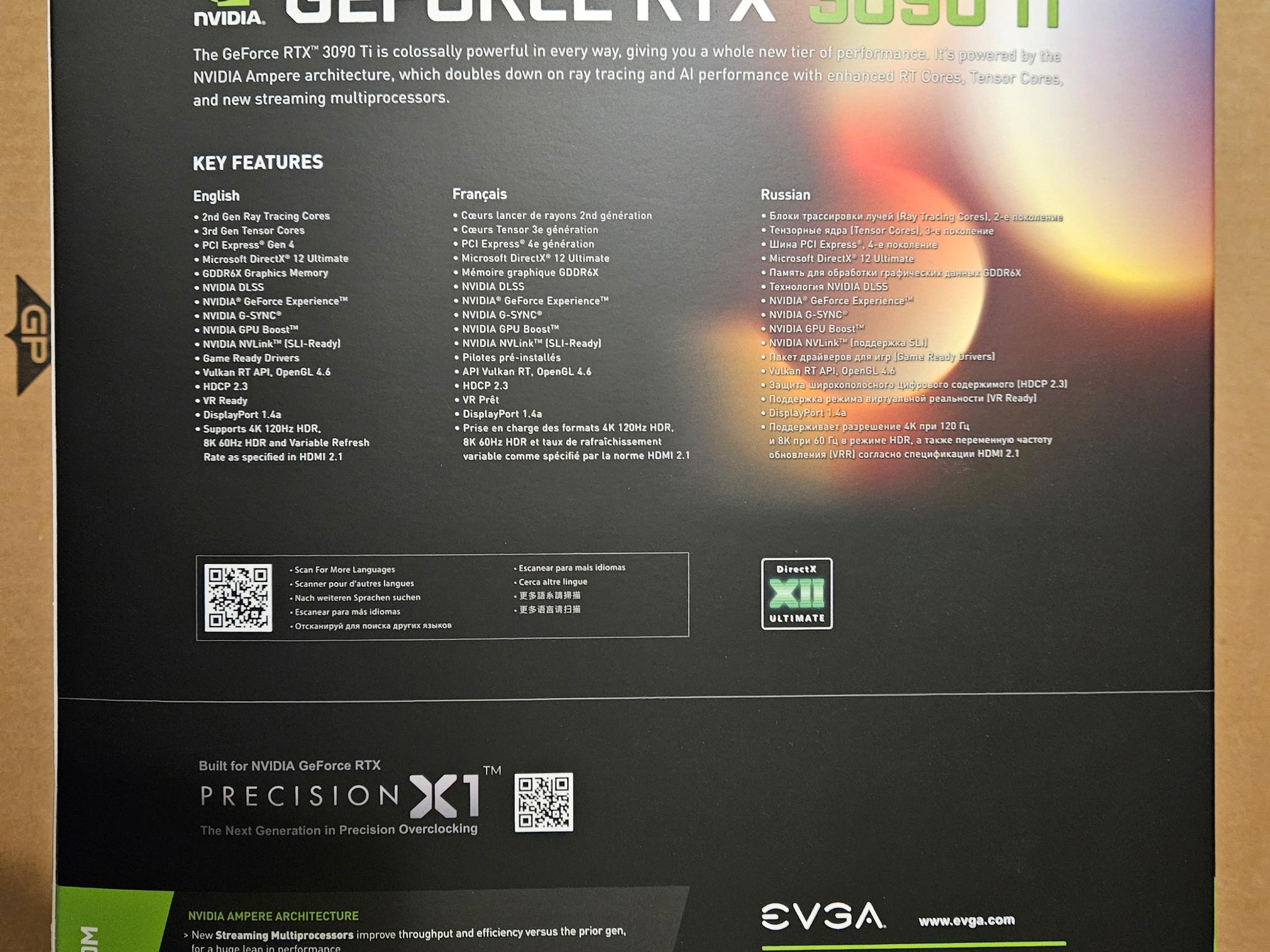 EVGA GeForce RTX 3090 Ti FTW3 ULTRA GAMING - USED - In good condtion