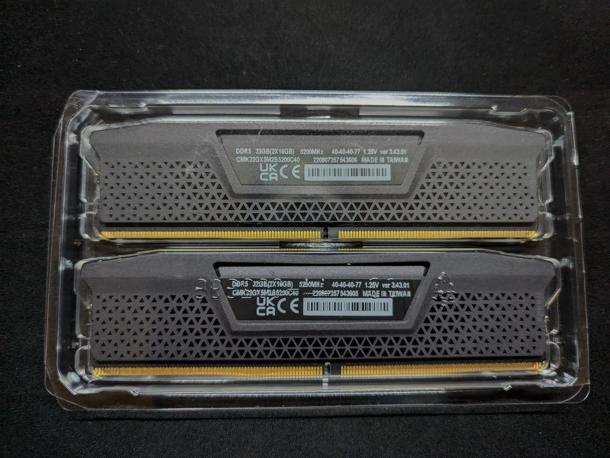 Corsair Vengeance Memory