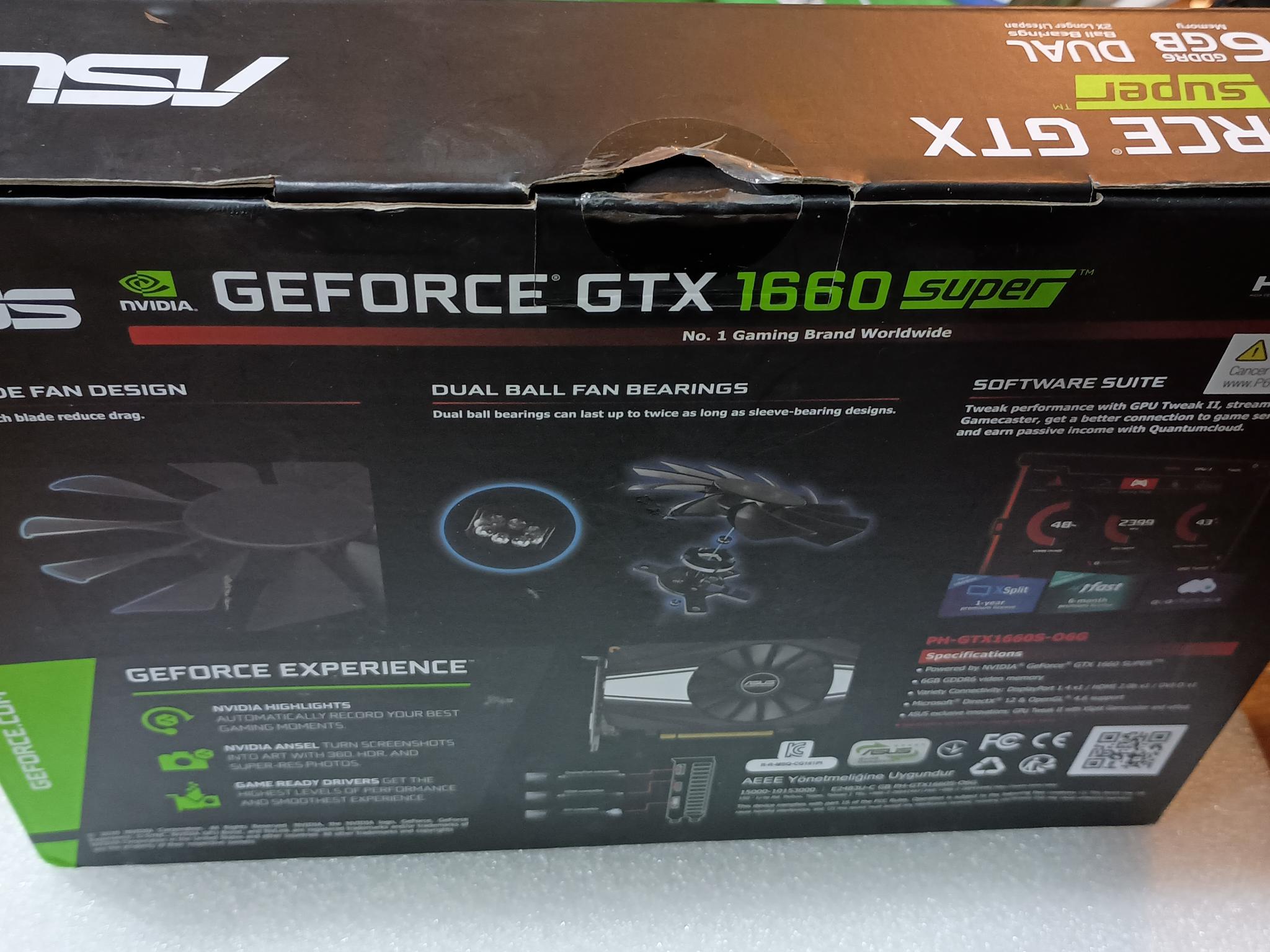 Asus Phoenix OC GeForce GTX 1660 SUPER 6GB