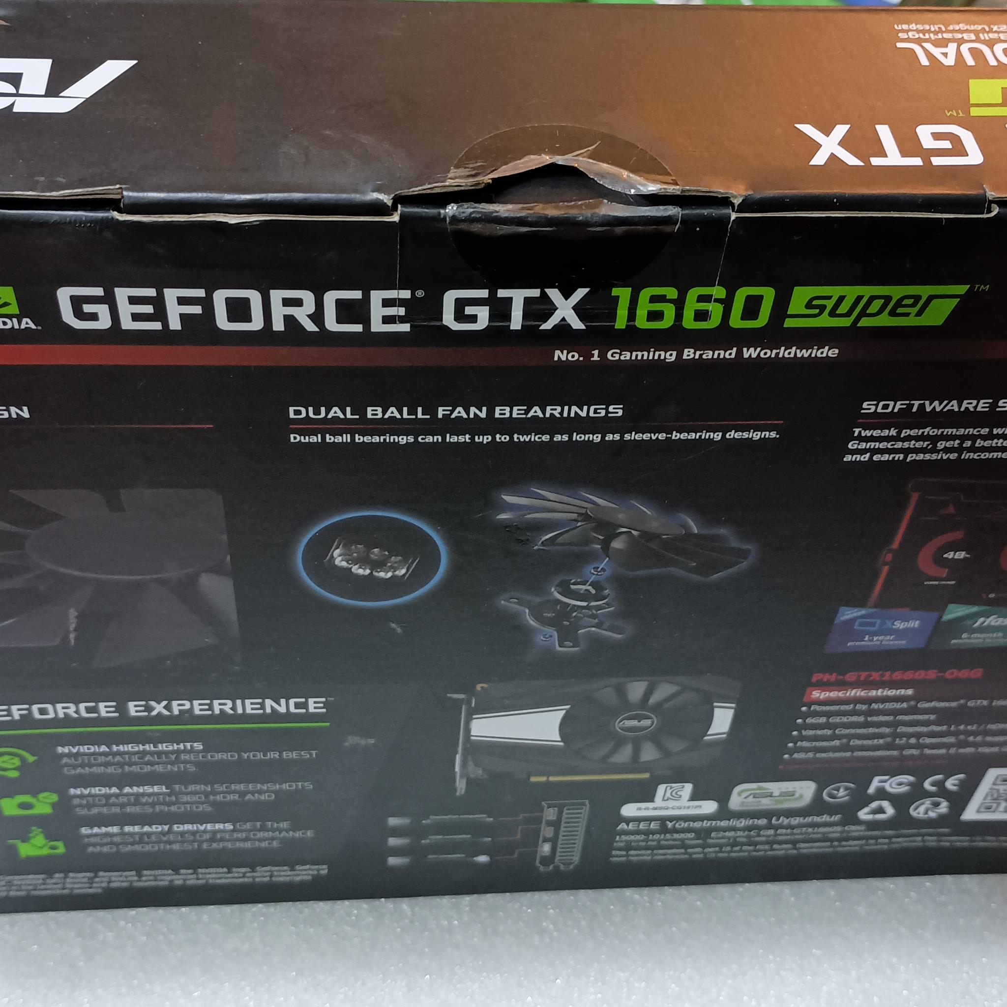 Asus Phoenix OC GeForce GTX 1660 SUPER 6GB