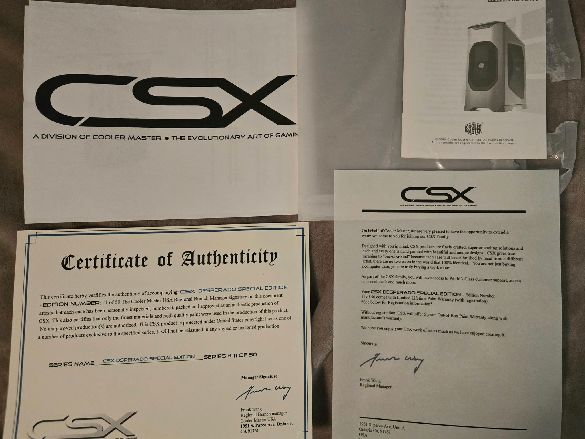 Cooler Master Stacker 830 Desperado CSX Limited Edition ATX Case