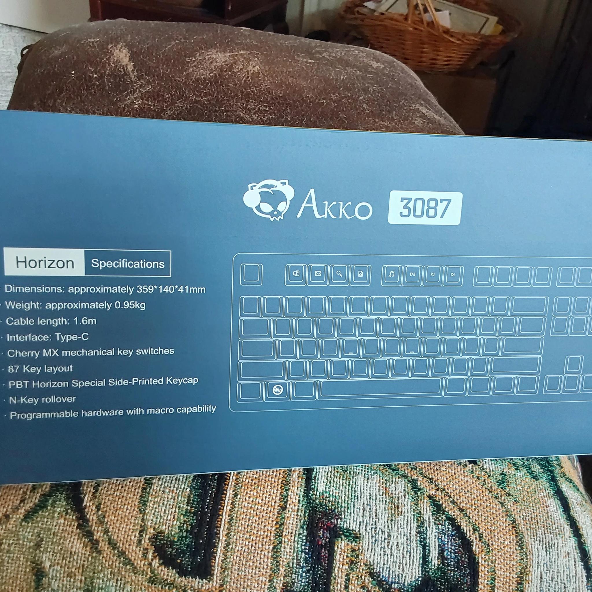 Brand NEW Akko 3087SP Horizon TKL Wired Gaming Mechanical Keyboard (Cherry MX Brown)