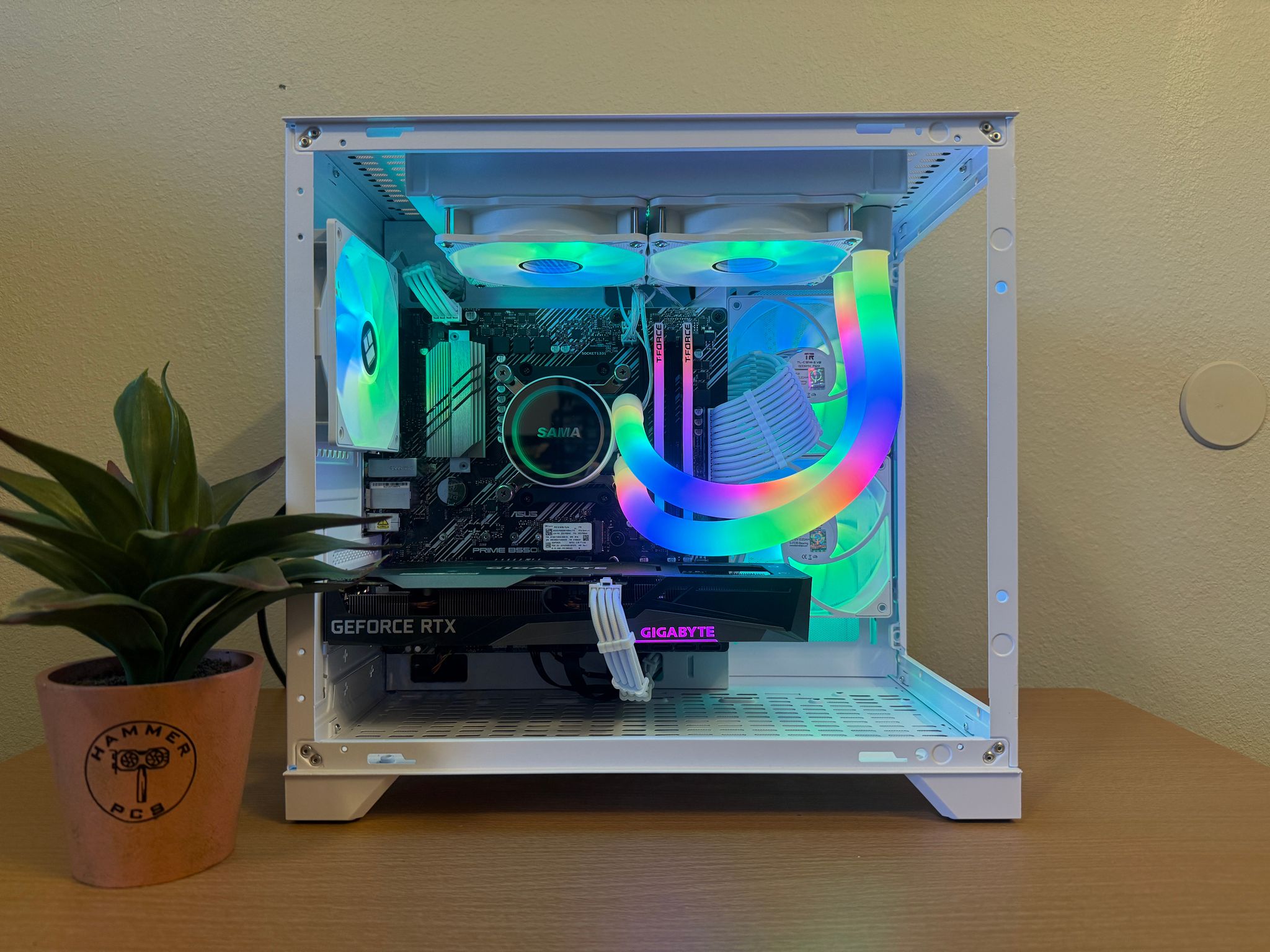 ⭐Custom Water Cooled RTX Gaming/Streaming PC⭐| Ryzen 7, RTX 3060 Ti | Fortnite, Arc Raiders, More!