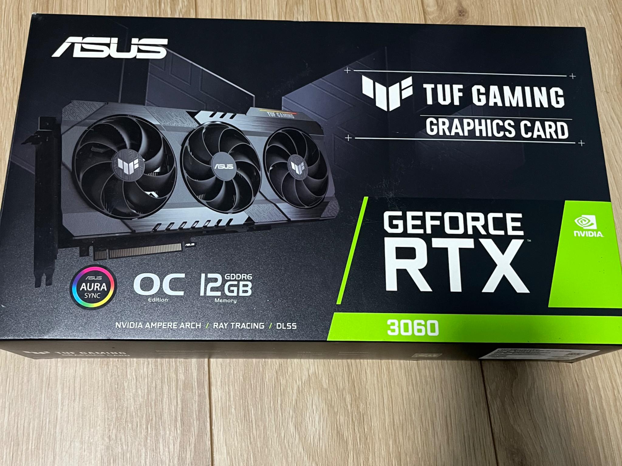 ASUS TUF NVIDIA RTX 3060  OC 12 GB
