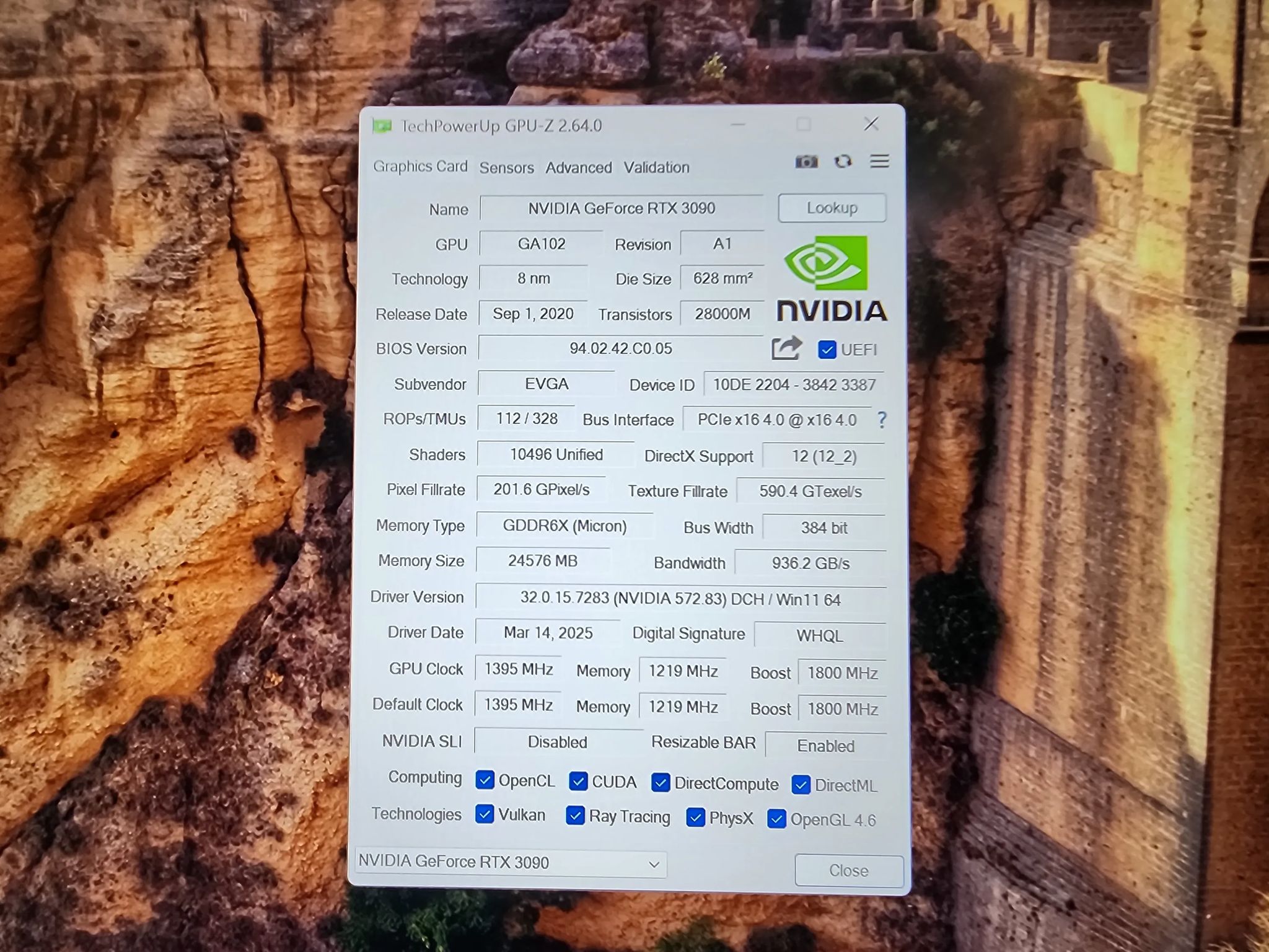 EVGA RTX 3090 FTW 3 Ultra  24 GB 24G-P5-3987-KR