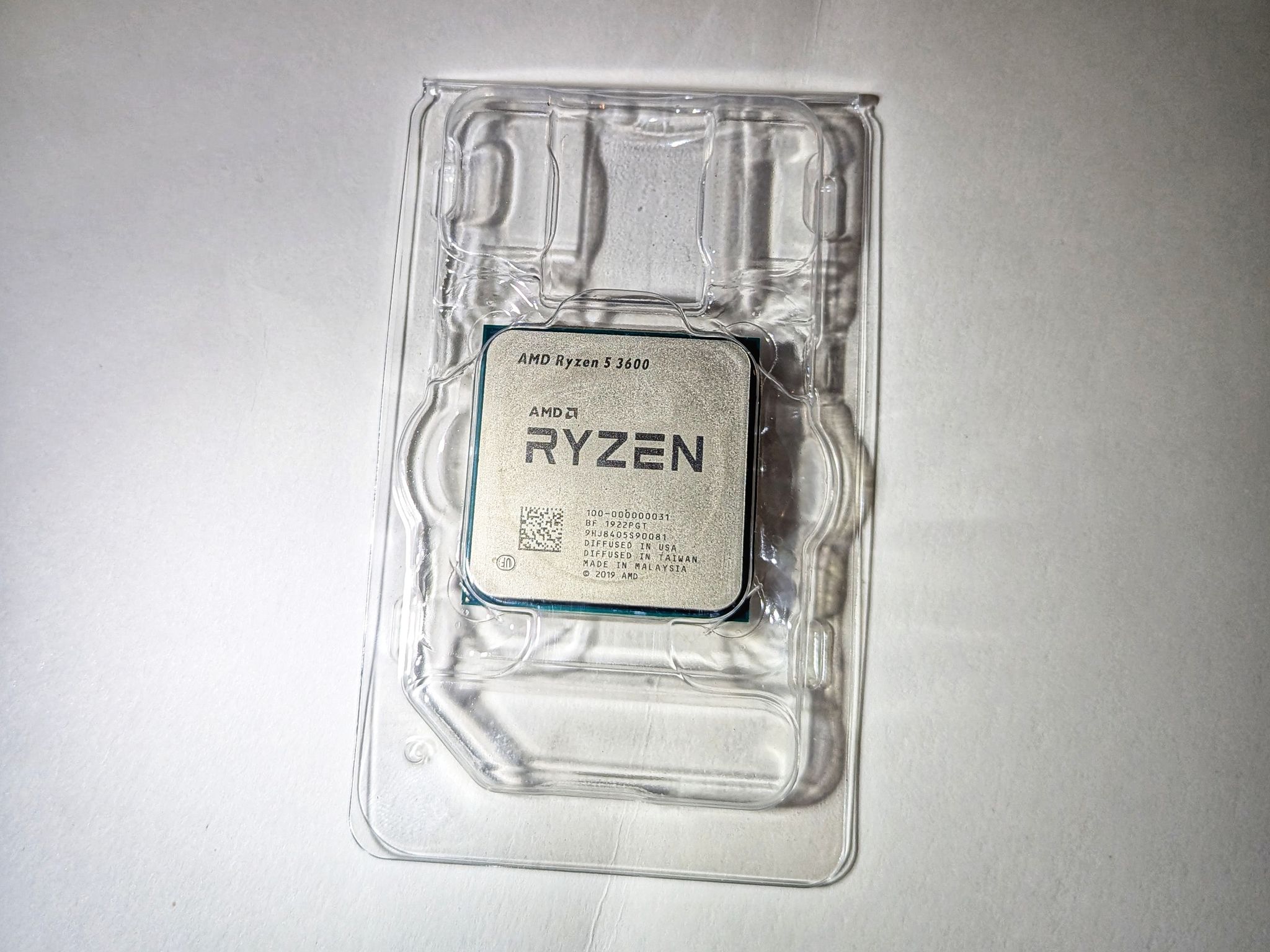 AMD Ryzen 5 3600 with original Wraith Cooling solution
