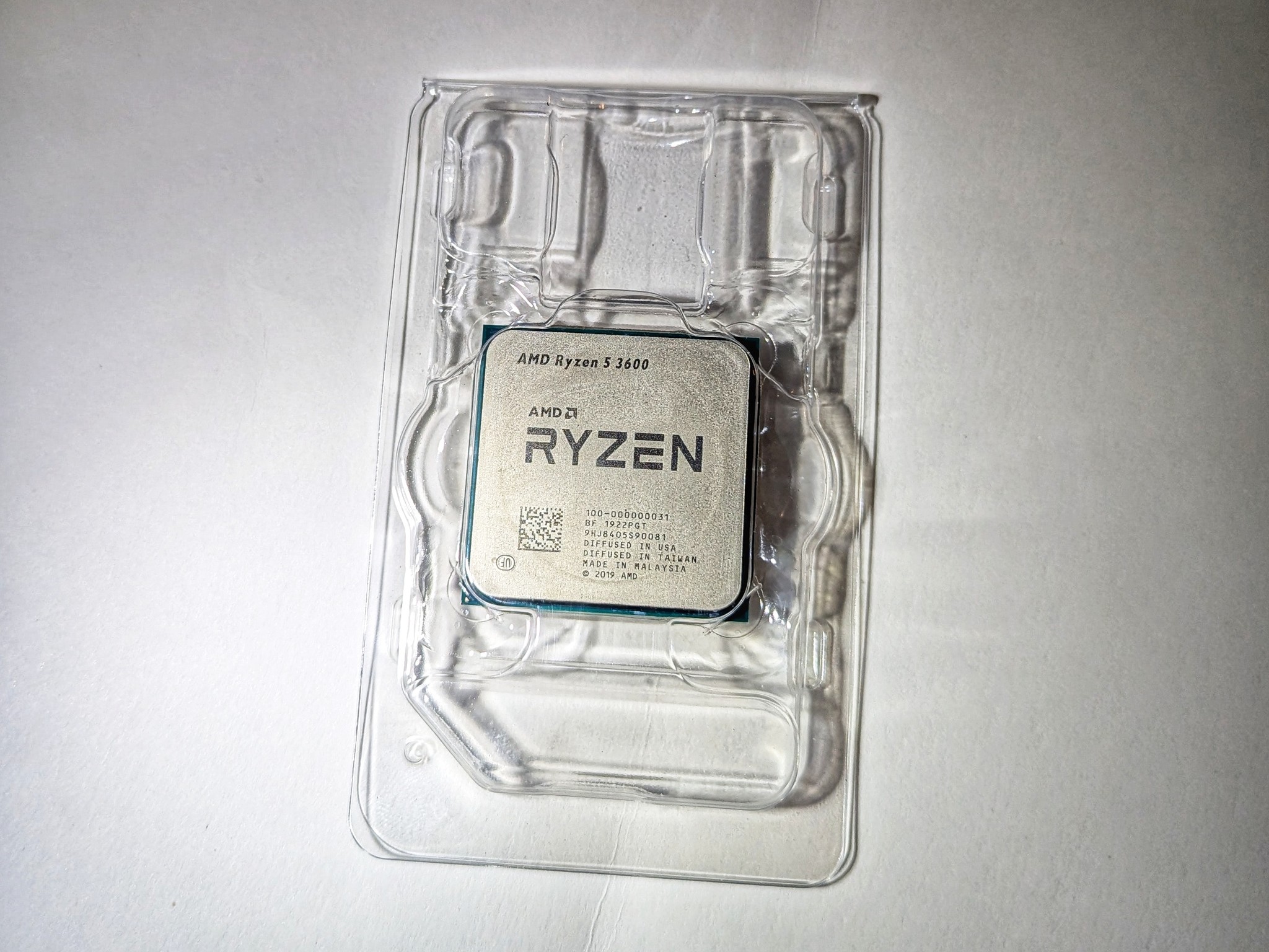 AMD Ryzen 5 3600 with original Wraith Cooling solution