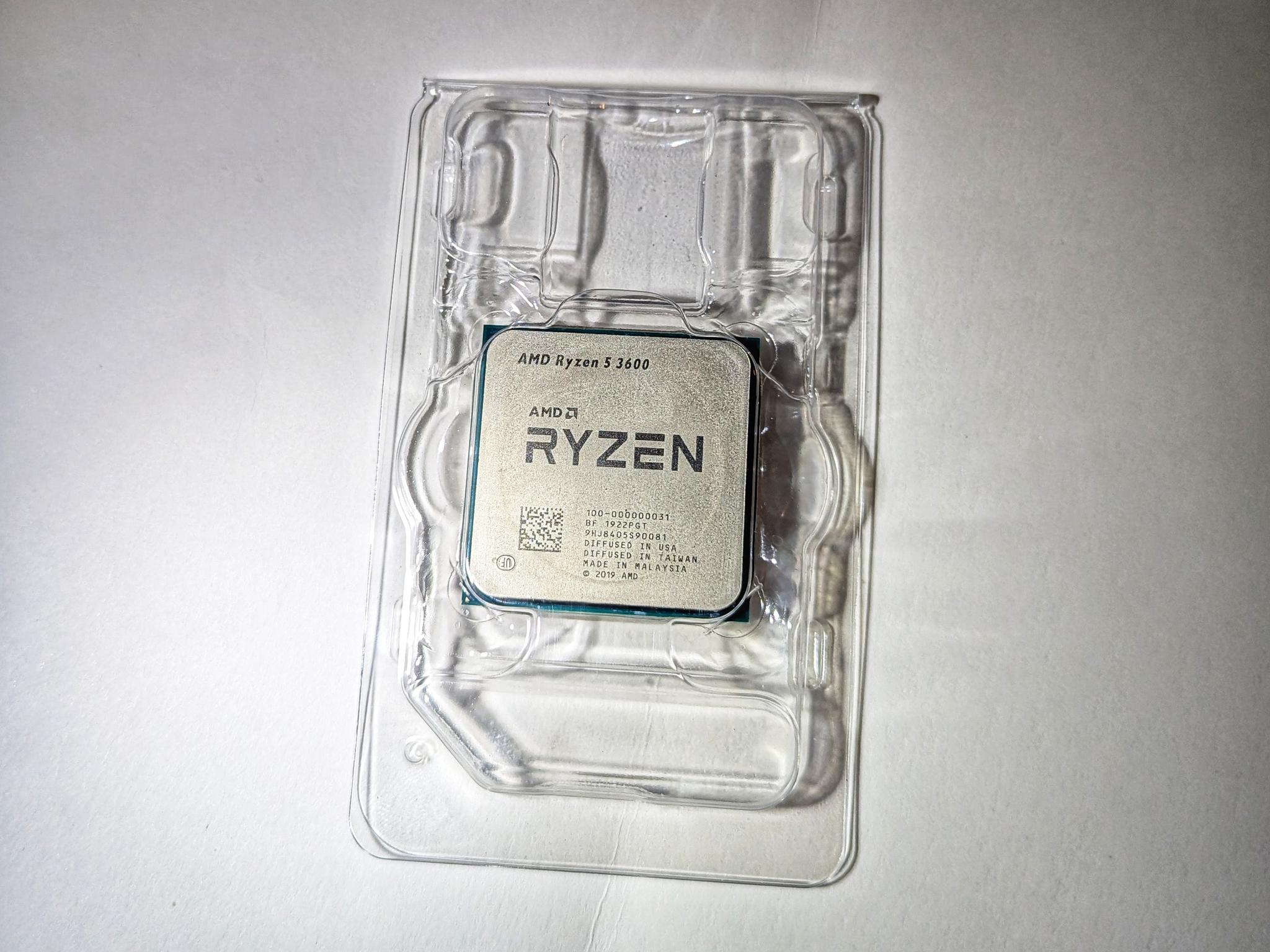 AMD Ryzen 5 3600 with original Wraith Cooling solution