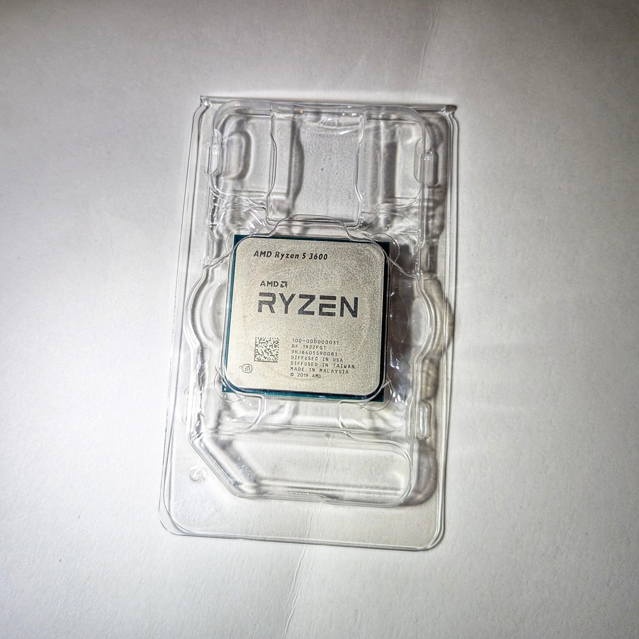 AMD Ryzen 5 3600 with original Wraith Cooling solution