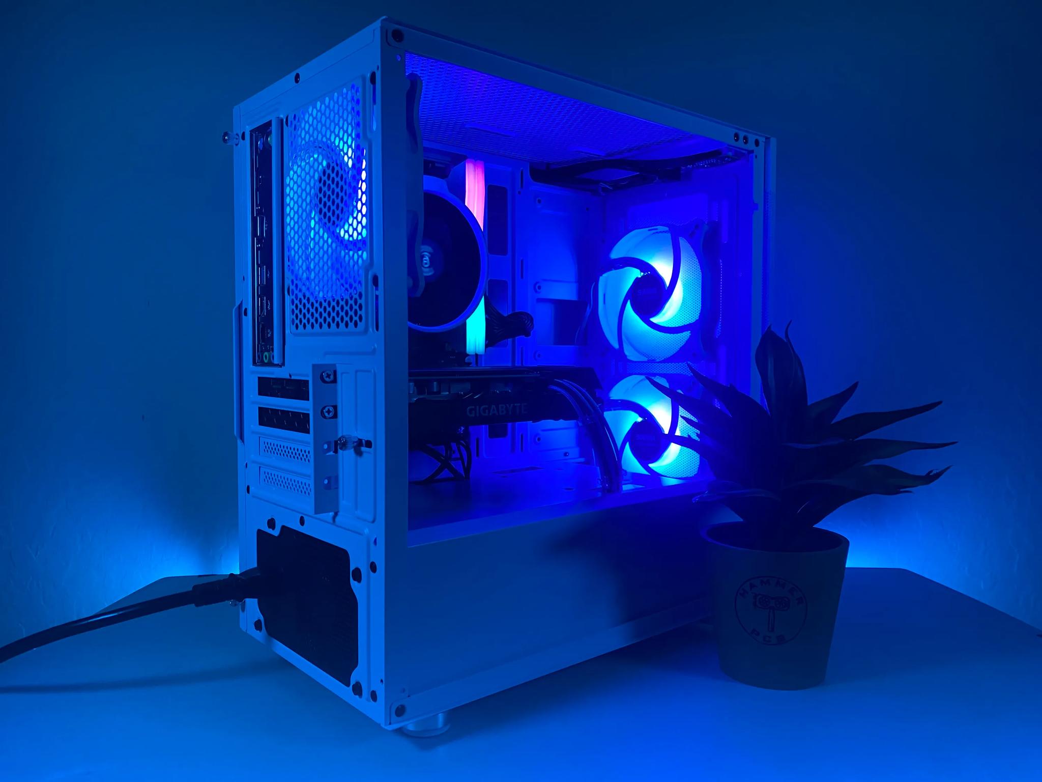 🤍 Custom Built White RGB Gaming PC 🤍 | Windows 11, GTX 1660, Ryzen 5 | Fortnite, Cyberpunk, more!