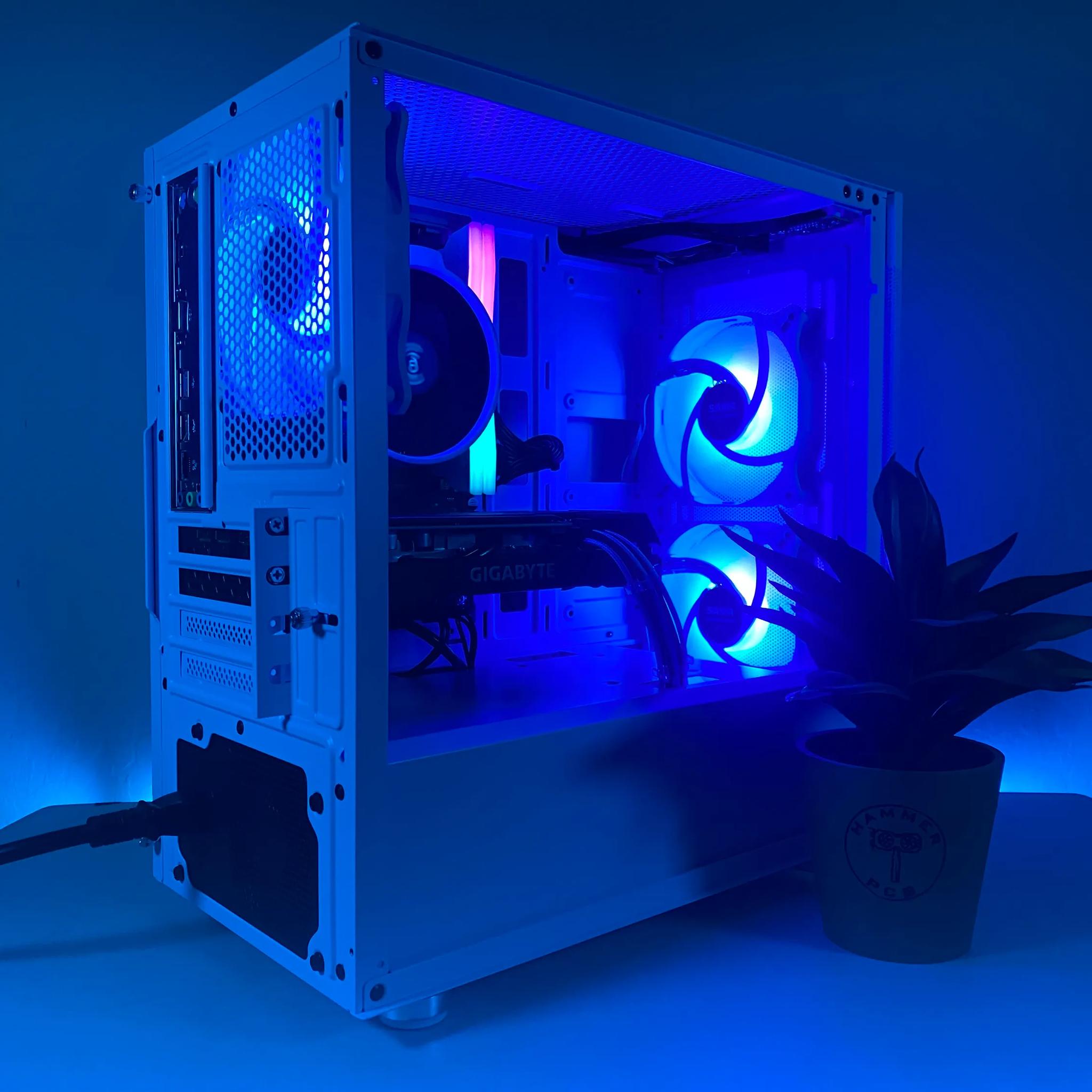 🤍 Custom Built White RGB Gaming PC 🤍 | Windows 11, GTX 1660, Ryzen 5 | Fortnite, Cyberpunk, more!