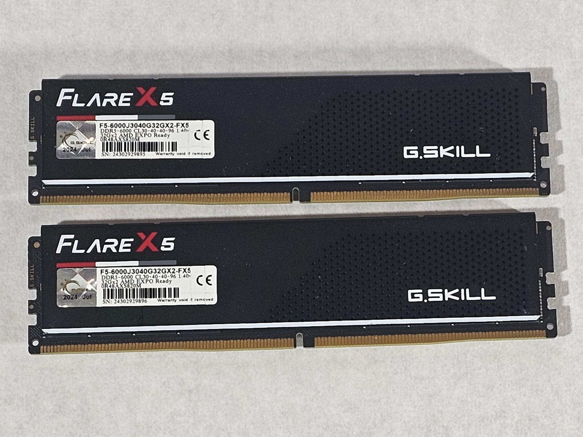 64GB DDR5 (2x32GB) CL30 6000MHz EXPO G.SKILL Flare X5