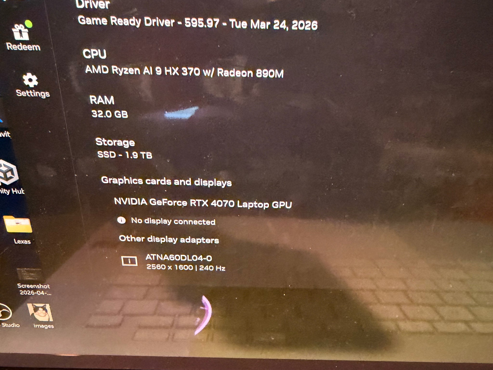 ASUS Zephyrus G16 Gaming laptop RTX 4070, Ryzen AI 9 370HX, 32GB Ram, 2TB SSD