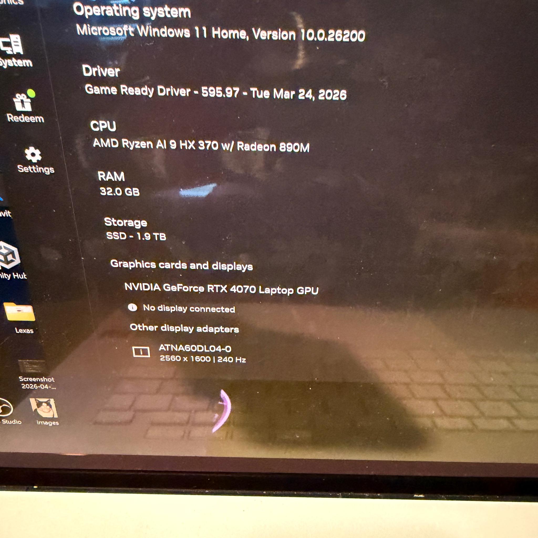 ASUS Zephyrus G16 Gaming laptop RTX 4070, Ryzen AI 9 370HX, 32GB Ram, 2TB SSD
