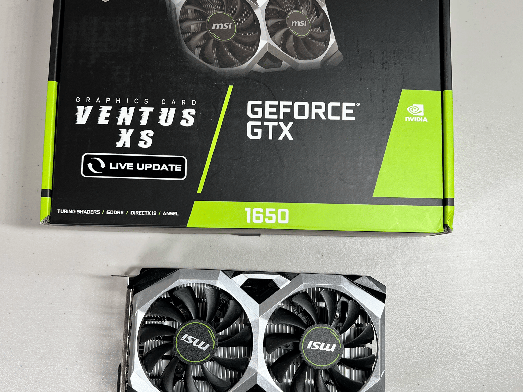 MSI GeForce GTX 1650 4 GB D6 VENTUS XS Video Card