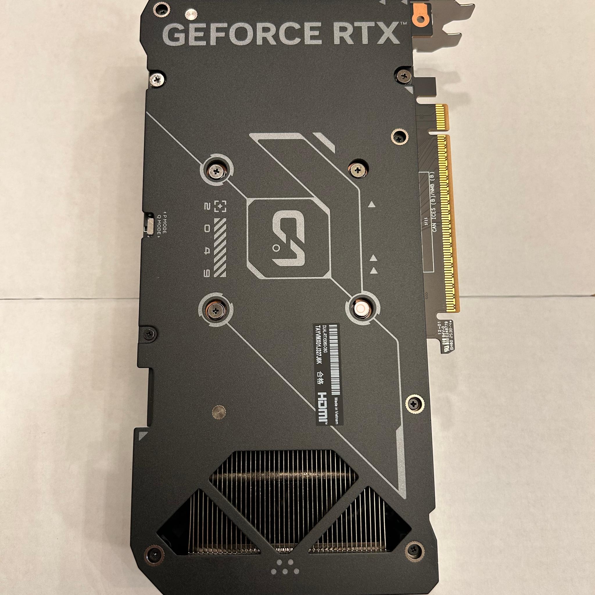 ASUS Dual GeForce RTX 5060 8GB GDDR7 OC Edition