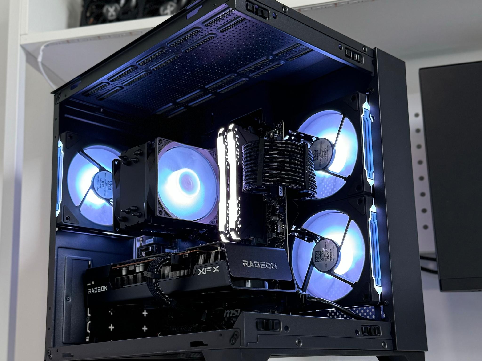 NOIR 🎆CUSTOM GAMING PC | AMD RYZEN 5 3600x | RX 6600XT | 1TB NVMe M.2