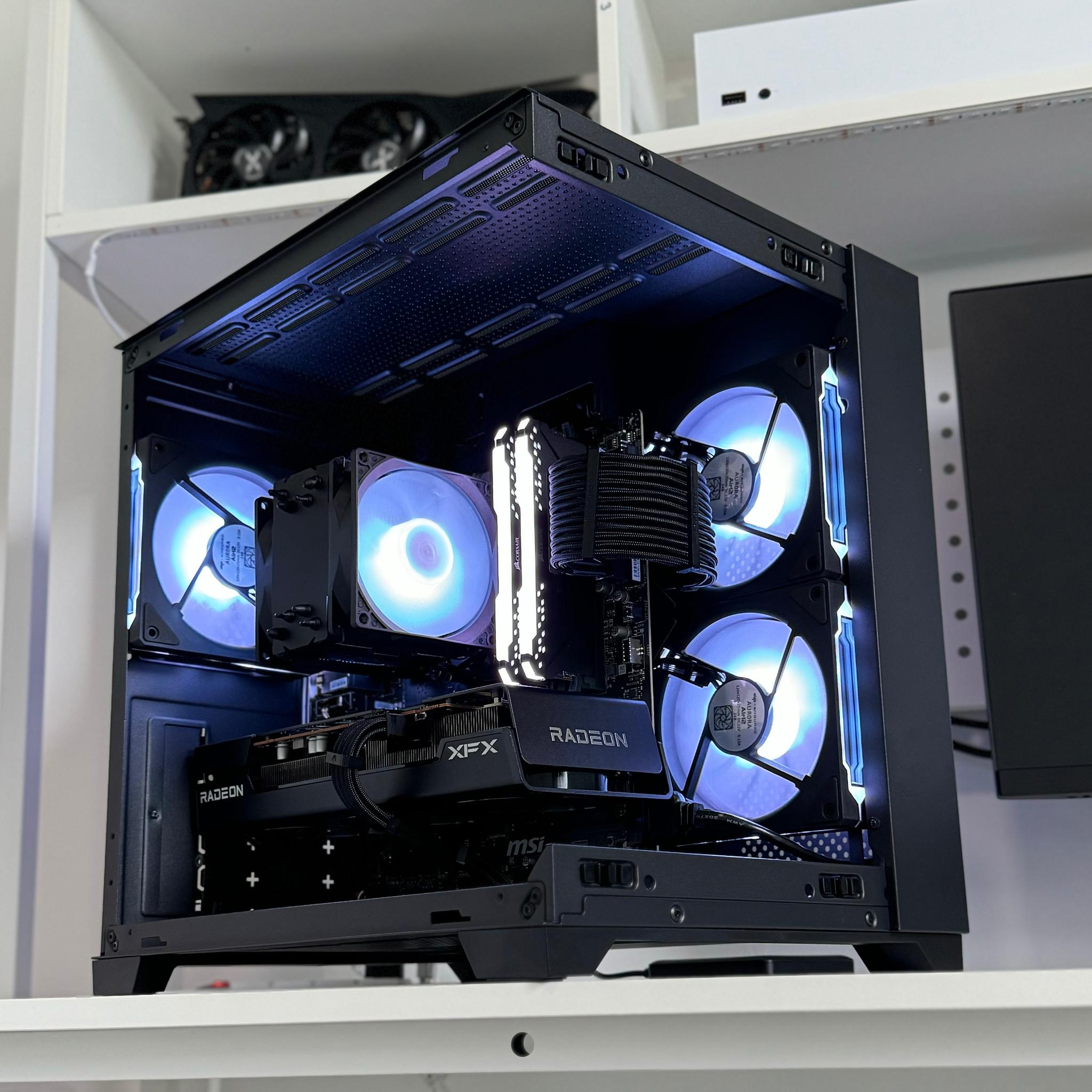 NOIR 🎆CUSTOM GAMING PC | AMD RYZEN 5 3600x | RX 6600XT | 1TB NVMe M.2