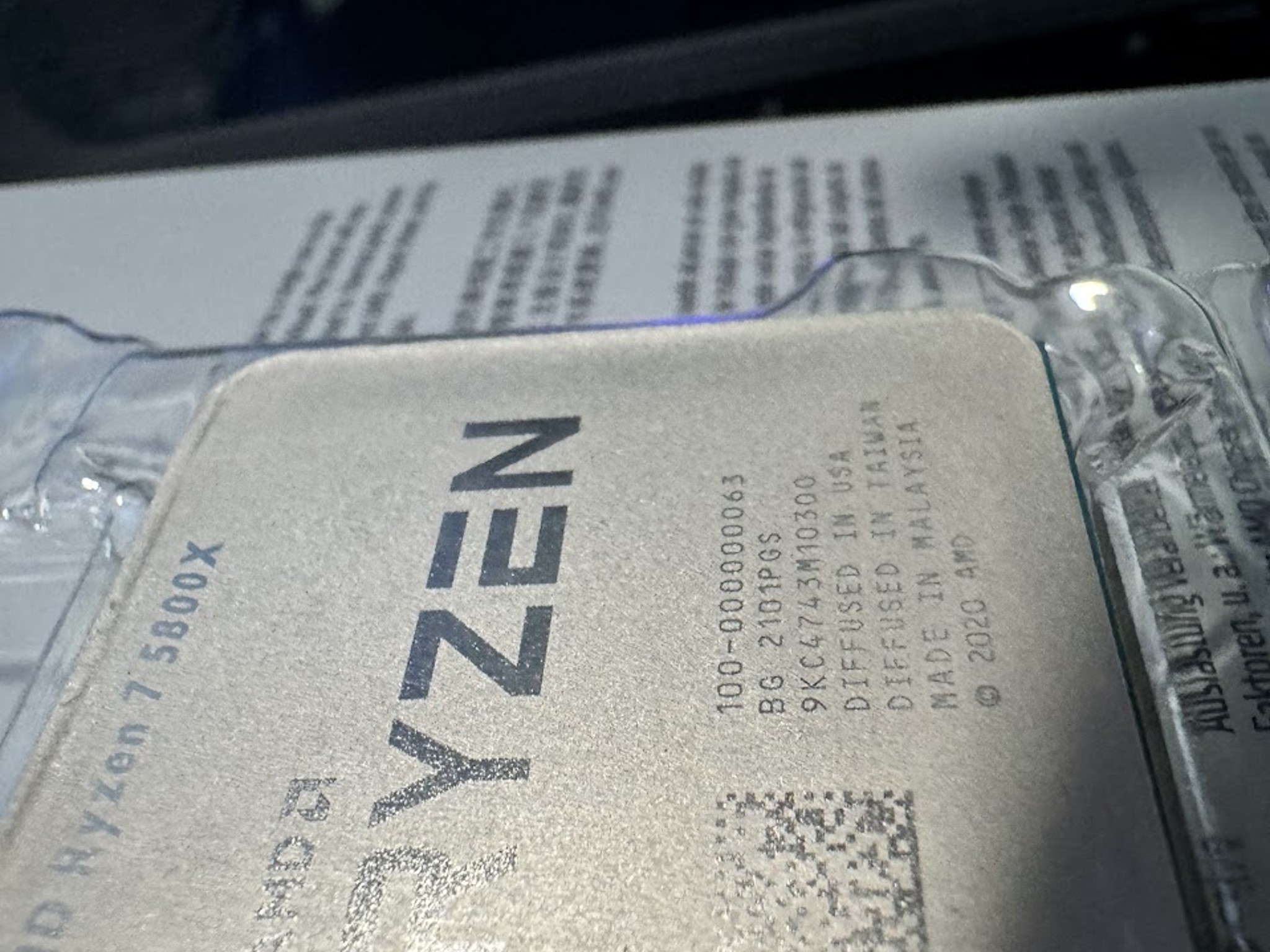 AMD Ryzen 7 5800X 8-core, 16-Thread Unlocked Desktop Processor