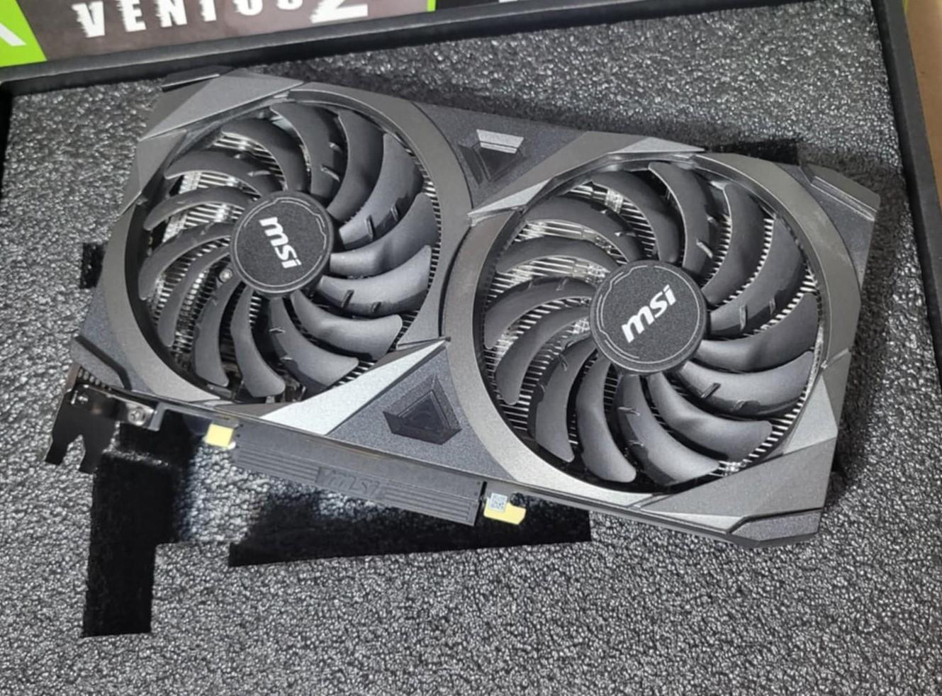 3070 MSI Ventus 2X 8GB GPU 2 fan
