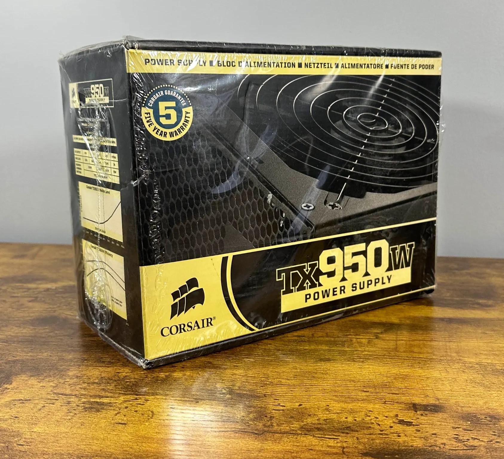 NEW OLD STOCK Corsair TX950W 950W 80+ Bronze Power Supply NEW SEALED