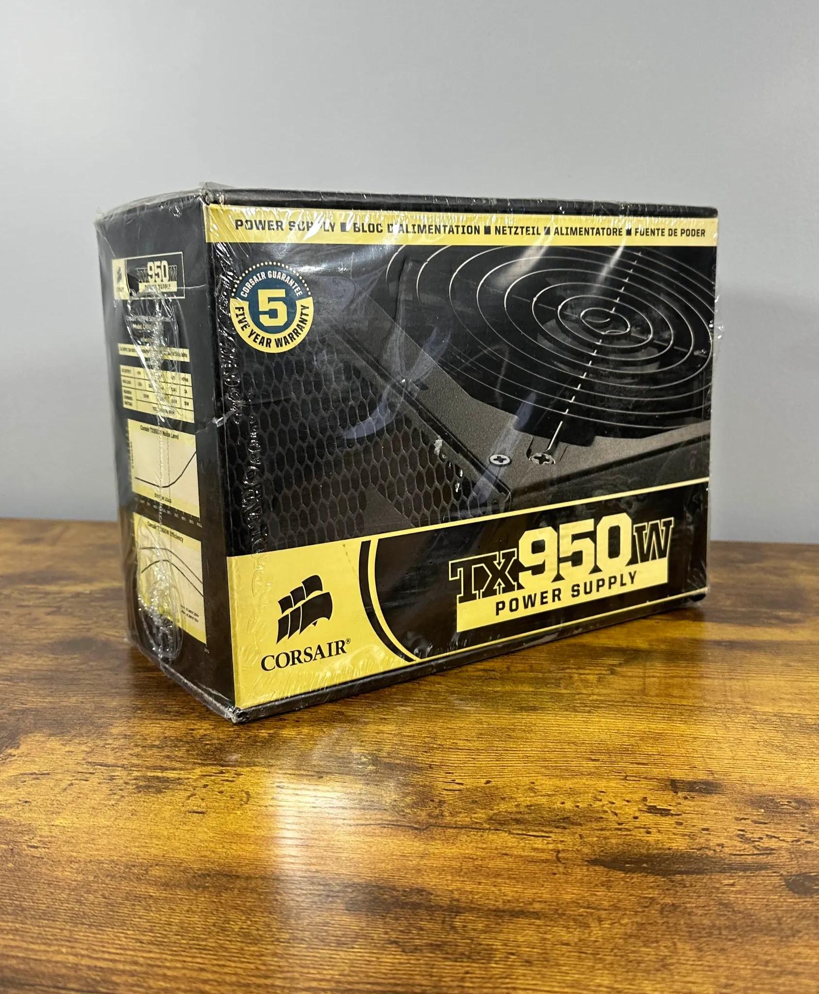 NEW OLD STOCK Corsair TX950W 950W 80+ Bronze Power Supply NEW SEALED