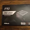 ASRock PRO Series PRO-650B 650 W ATX 3.1 Compatible 80 PLUS BRONZE Certified Power Supply