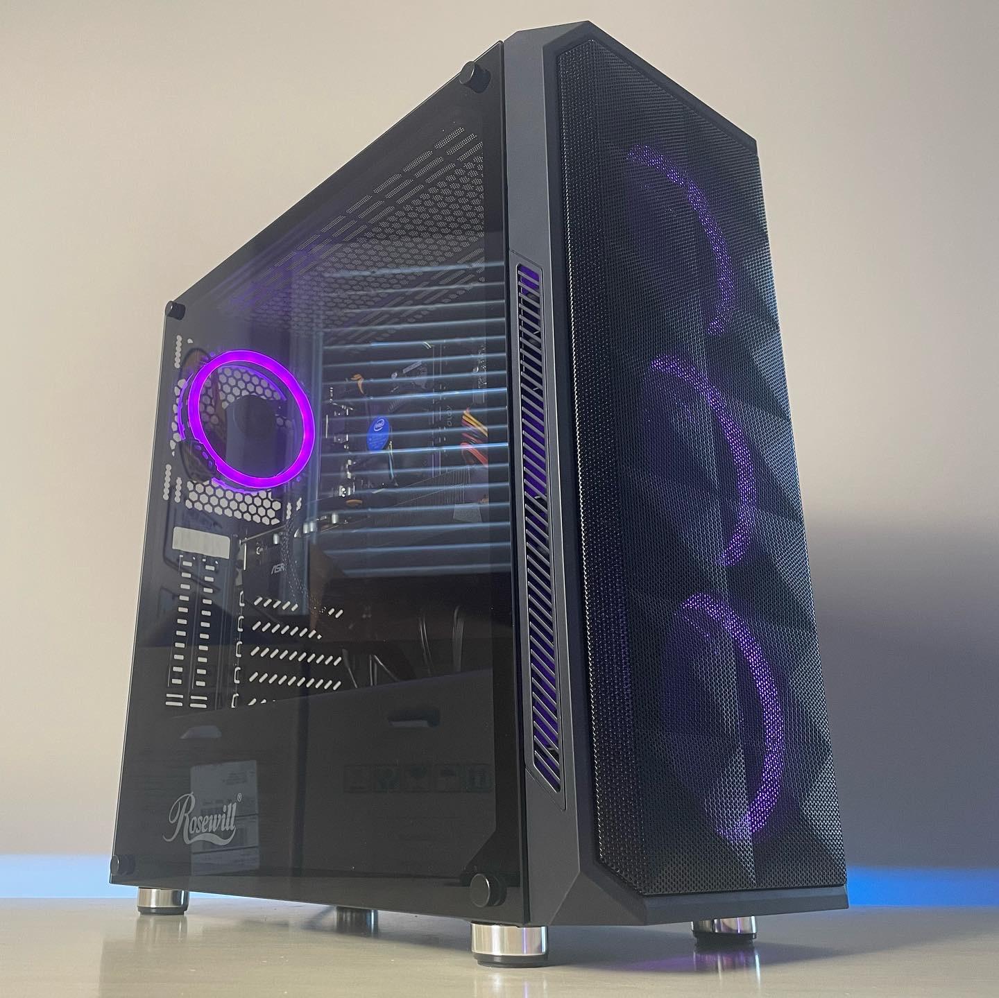 Custom Gaming Desktop PC core i3 | Rx 5600xt | 16GB Ram | 256gb Ssd | RGB Fans |