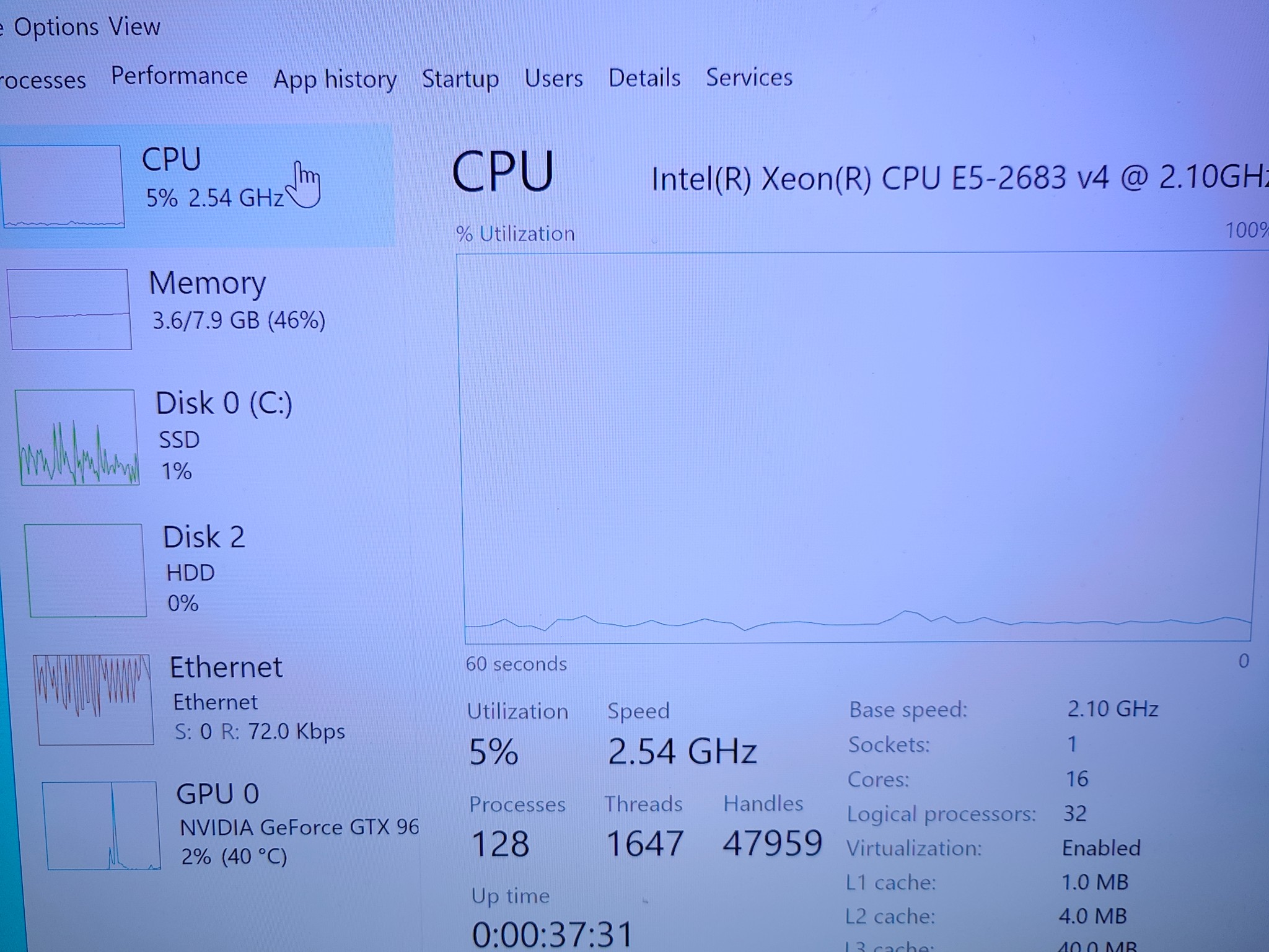 Custom 16 Core 32 Thread Xeon 8GB DDR4 GTX 960 M.2 SSD + HDD Storage Zalman Compact Windows PC