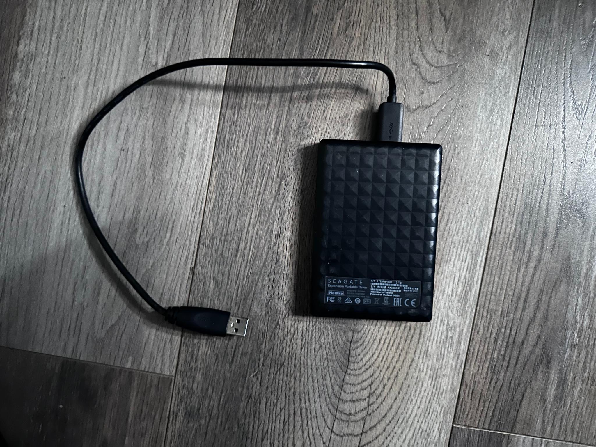 Seagate 2TB Expansion Portable Drive (HDD)