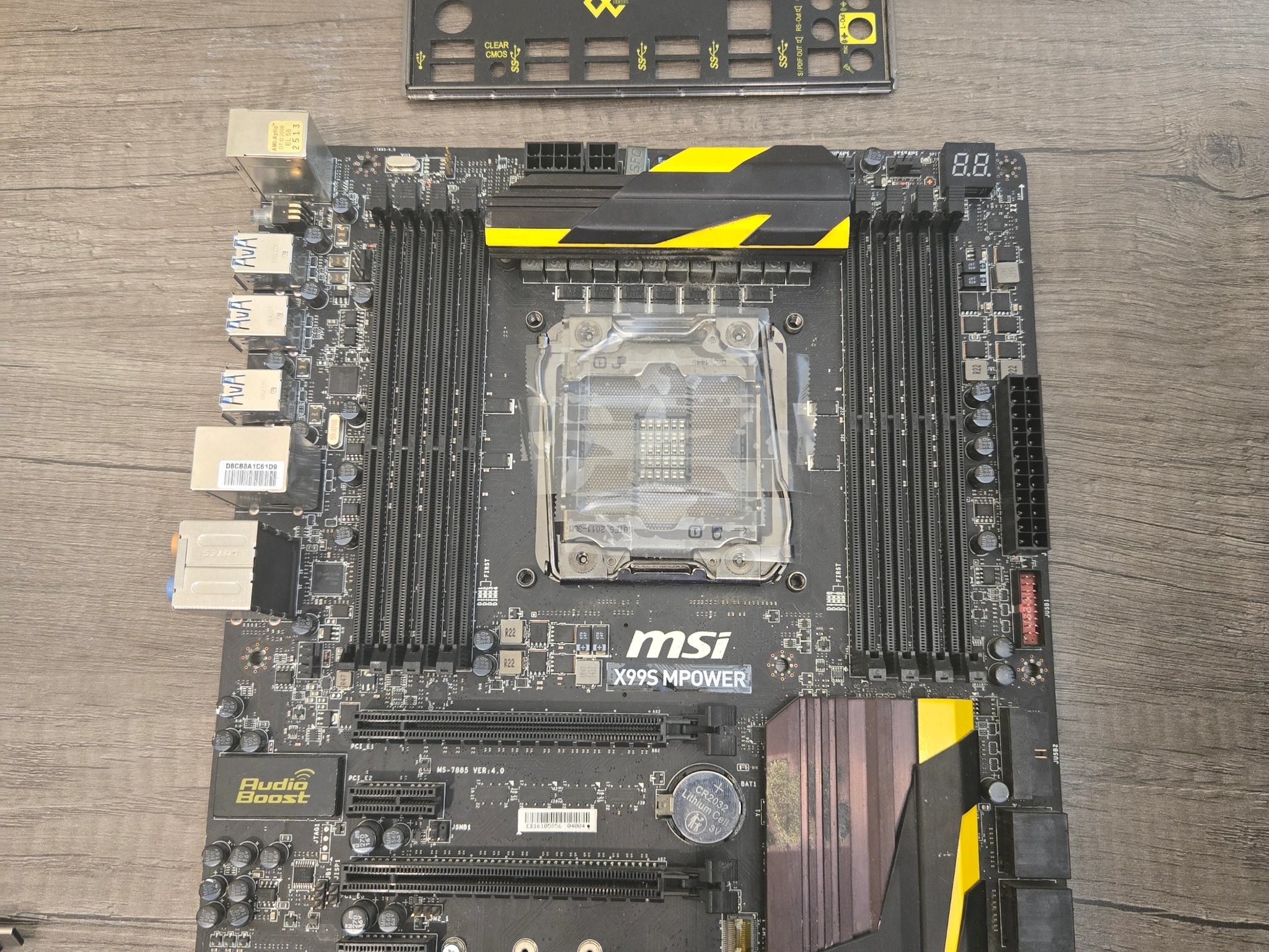 MSI X99S MPower LGA 2011-V3 Motherboard - ROUGH CONDITION READ DESC