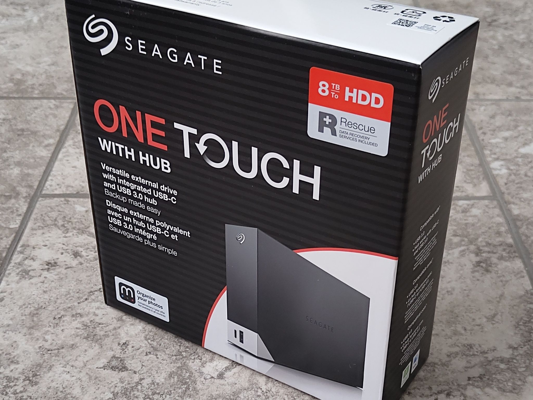 Seagate One Touch 8TB External Hard Drive NEW