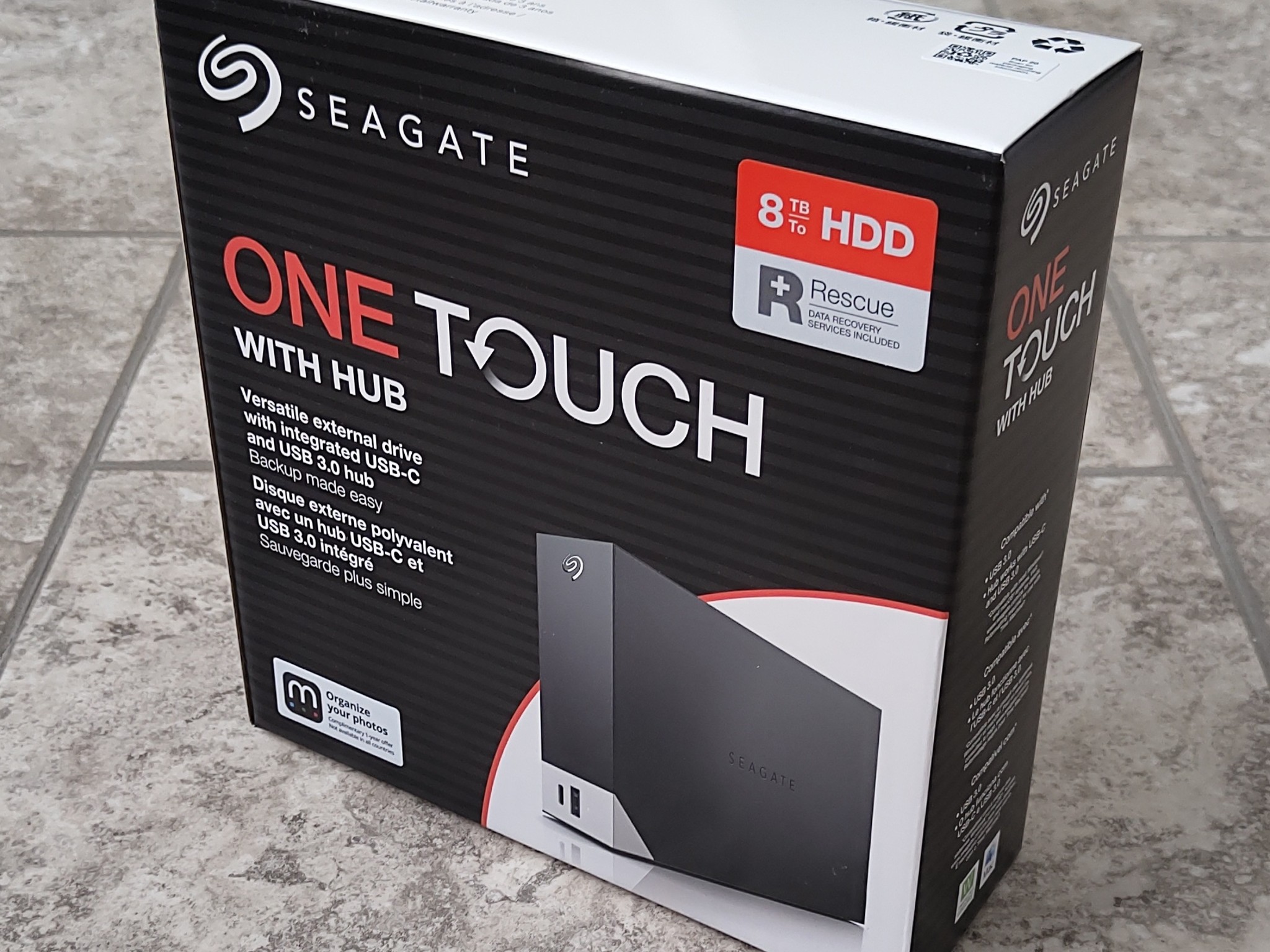 Seagate One Touch 8TB External Hard Drive NEW
