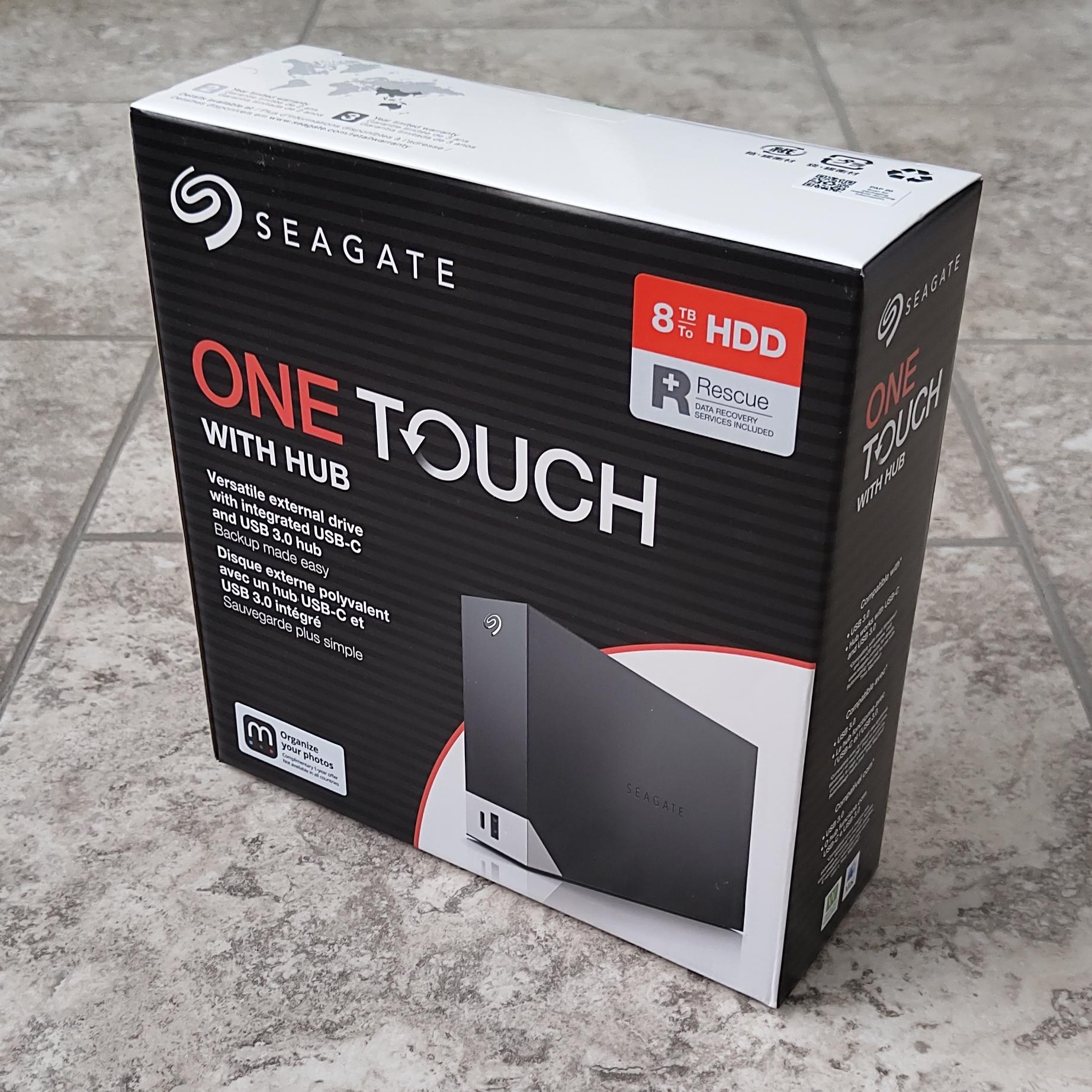 Seagate One Touch 8TB External Hard Drive NEW