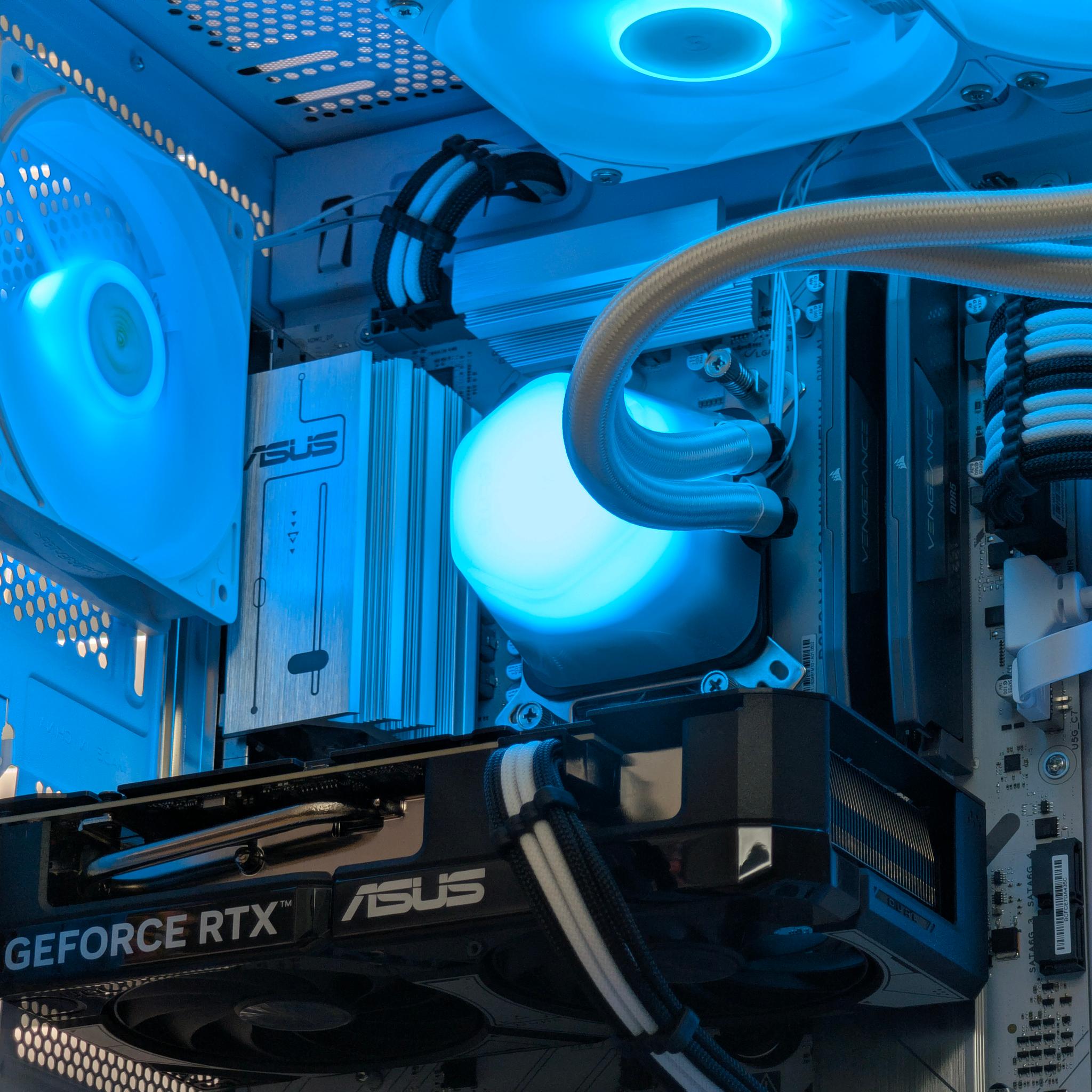 🩵🤍Ryzen 5 9600x | RTX 5060 TI | 32GB DDR5 | Gaming PC🤍🩵