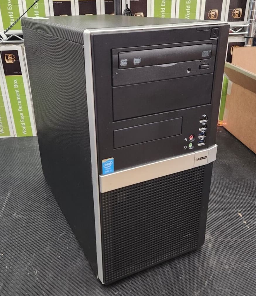 NCS Tech. Stratus 7280 Tower PC Core i5-4440 8GB RAM 120SSD 500HDD Windows 10H