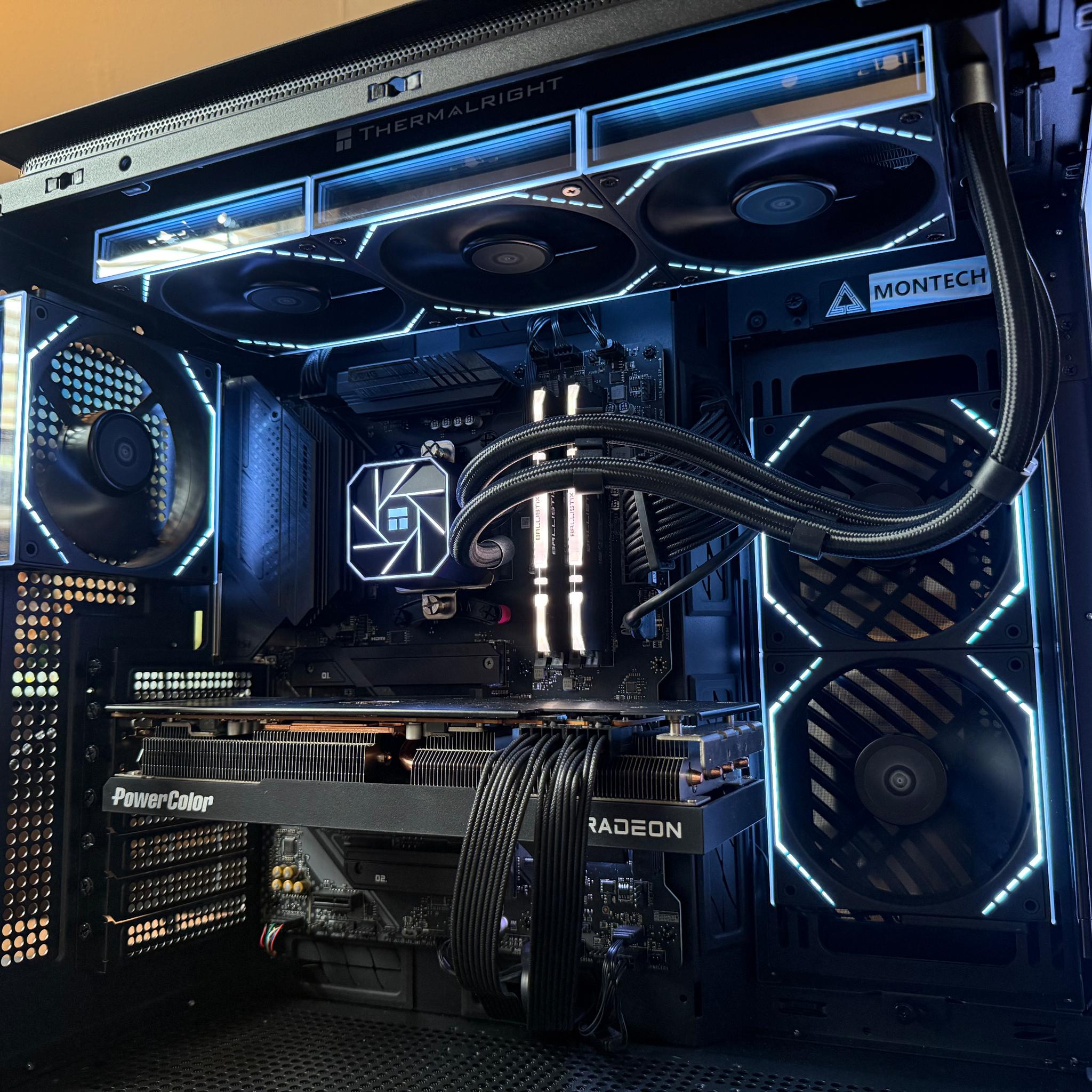 RGB 1440p Gaming PC – 7700 XT | Ryzen 7 5700X | 32GB DDR4 | 2TB NVMe